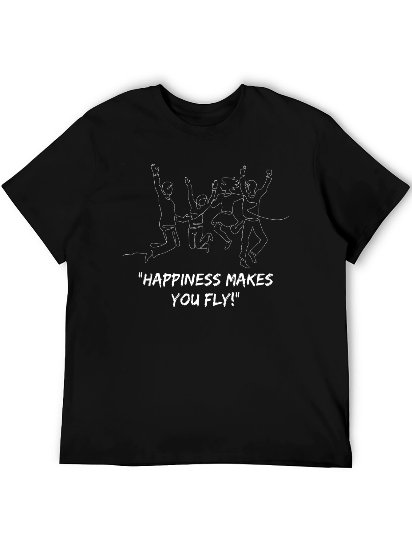 Happiness Makes You Fly Graphic Tee