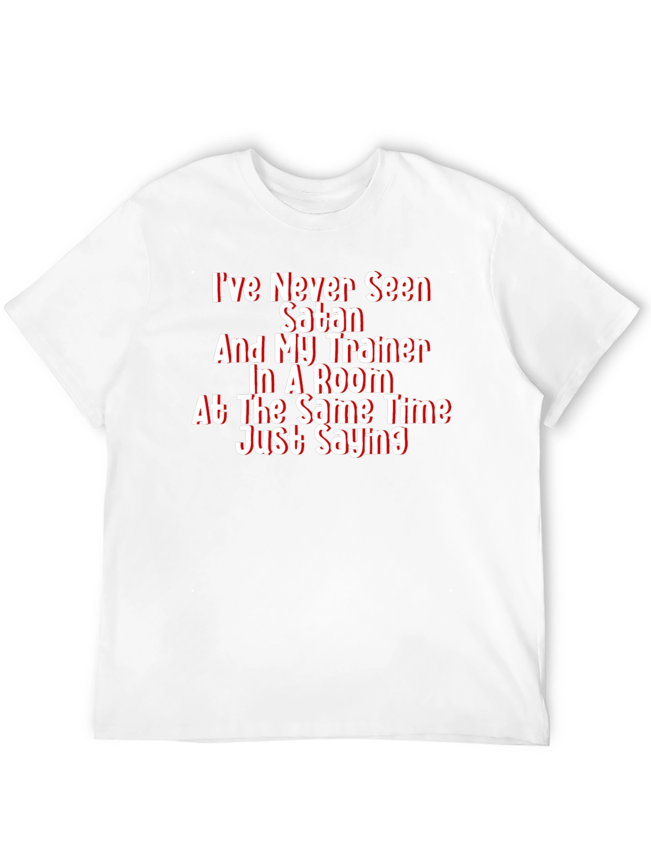 Satan Trainer Funny Graphic T-Shirt