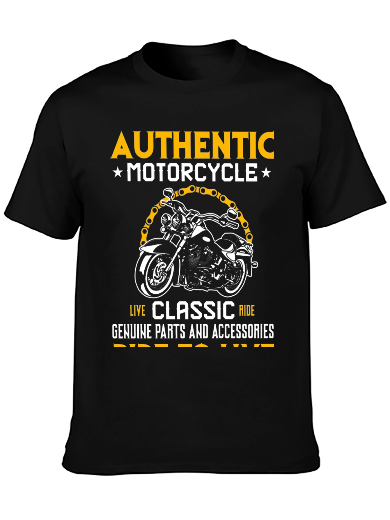 Authentic Motorcycle Graphic Tee