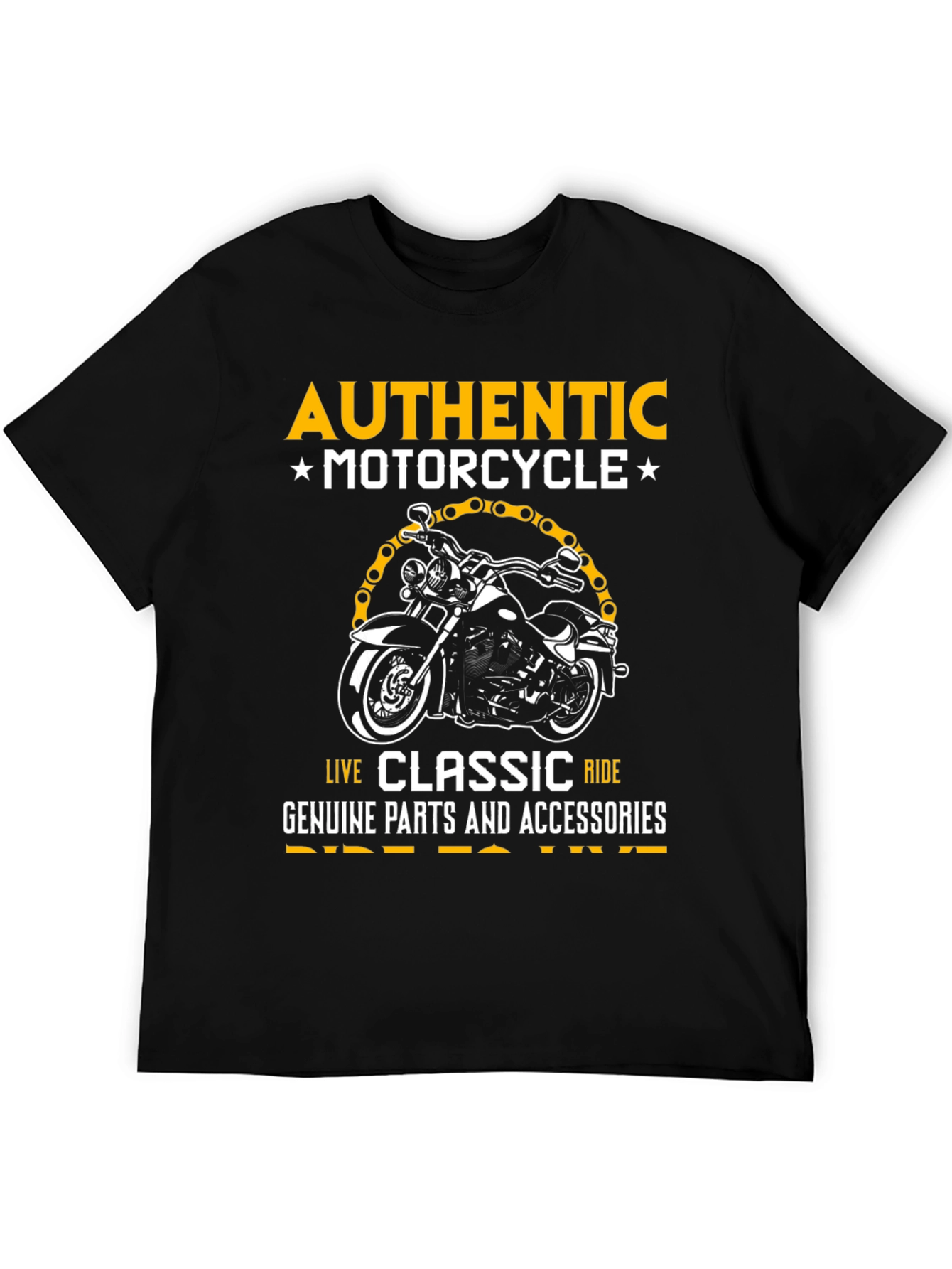 Authentic Motorcycle Graphic Tee