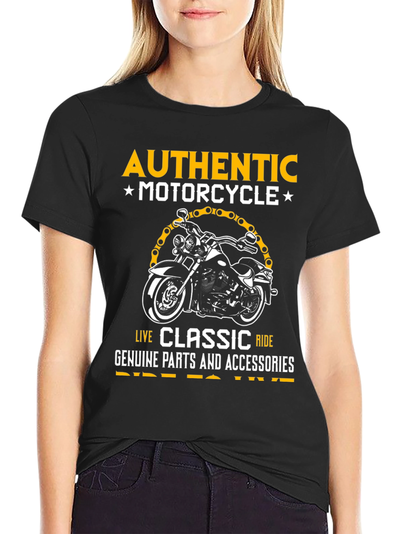 Authentic Motorcycle Graphic Tee