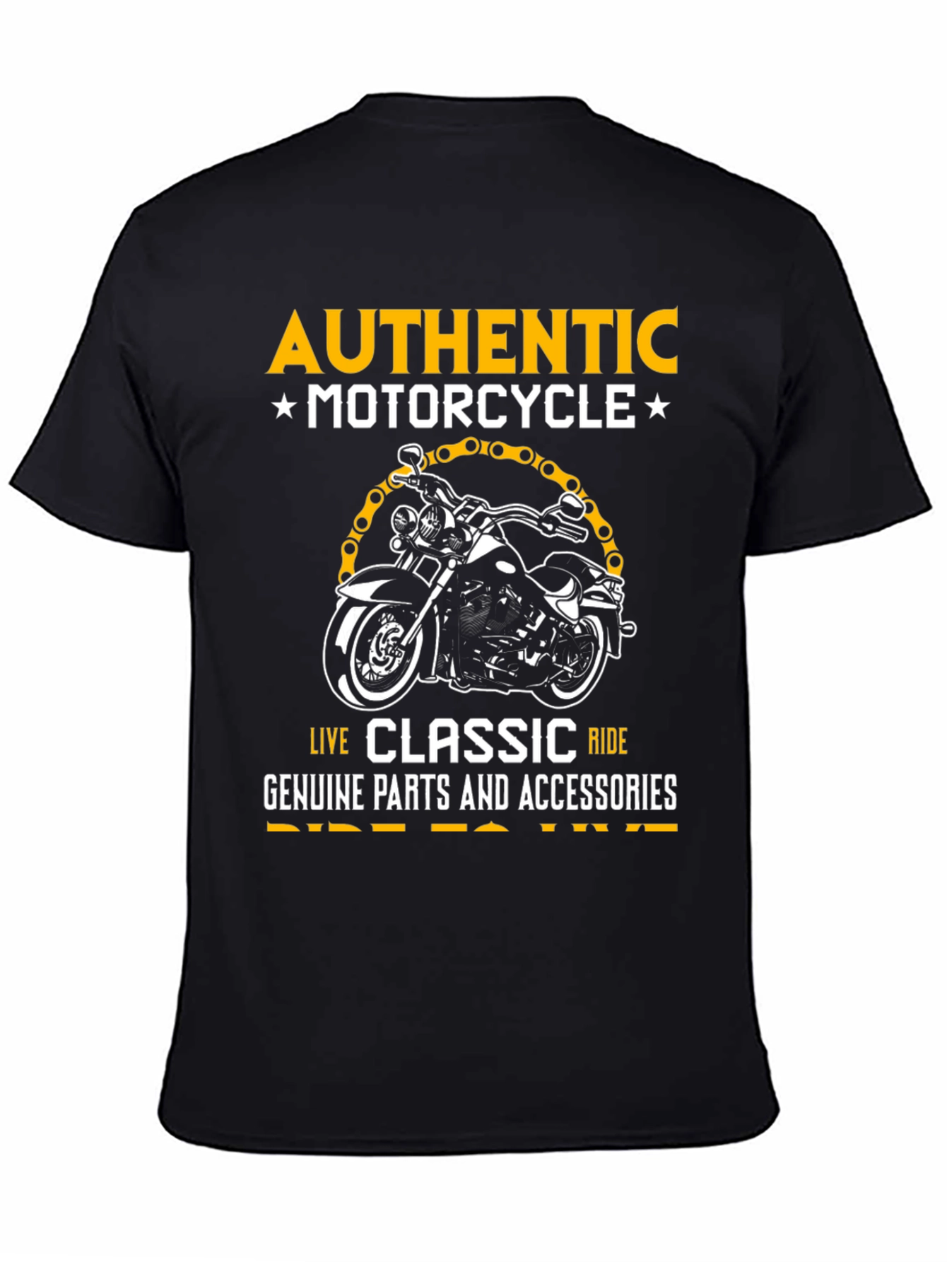 Authentic Motorcycle Graphic Tee