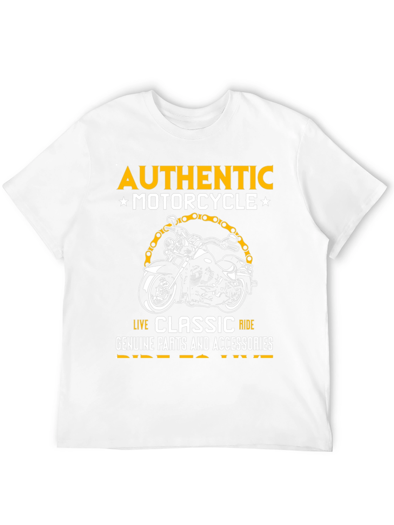 Authentic Motorcycle Graphic Tee