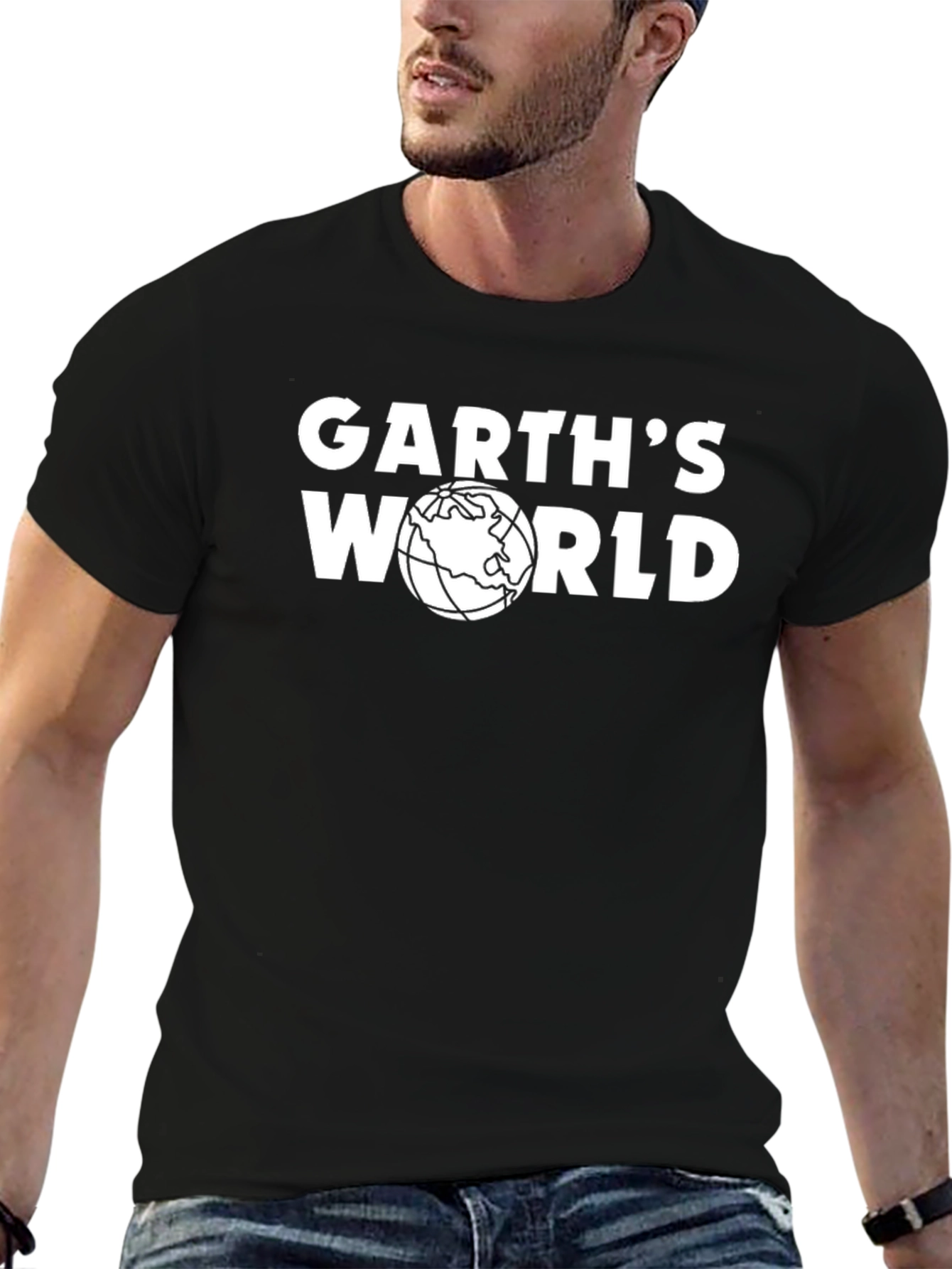 Garths World Graphic Tee - Black T-Shirt