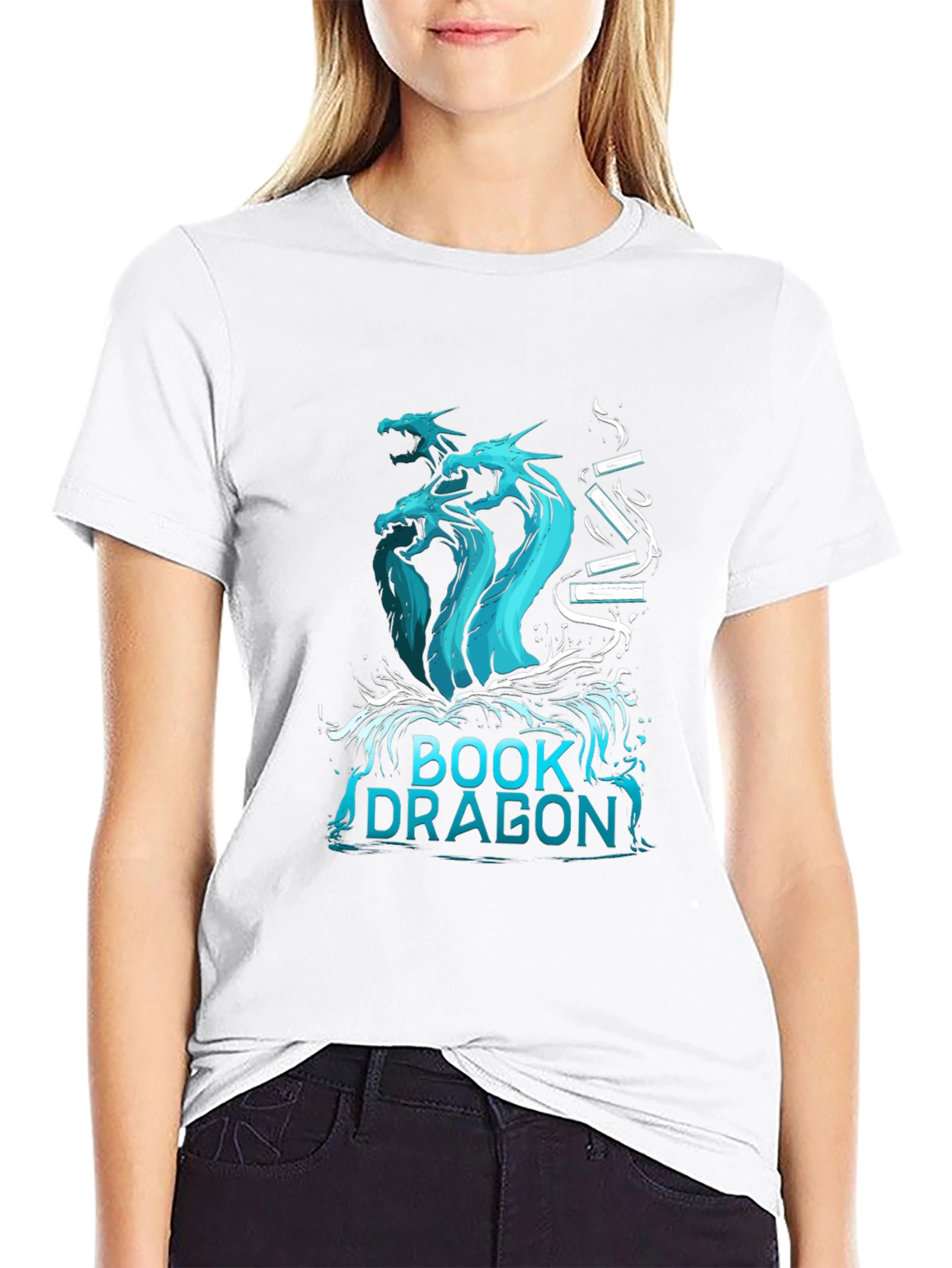 Book Dragon Graphic Tee