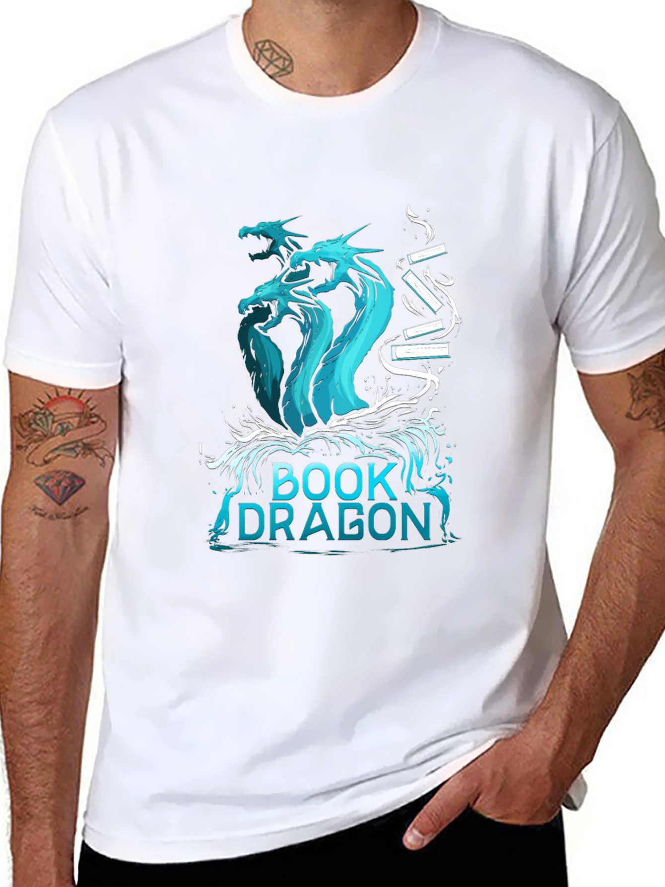 Book Dragon Graphic Tee