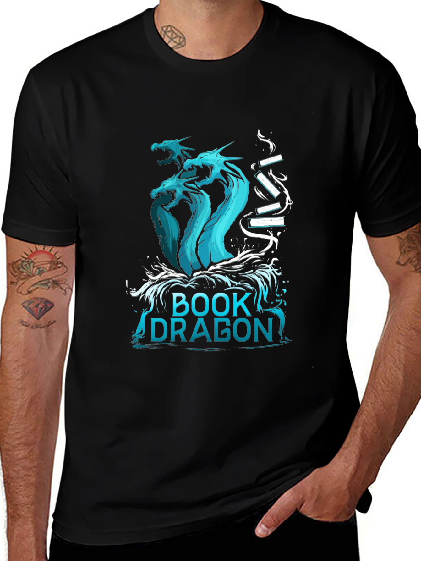 Book Dragon Graphic Tee