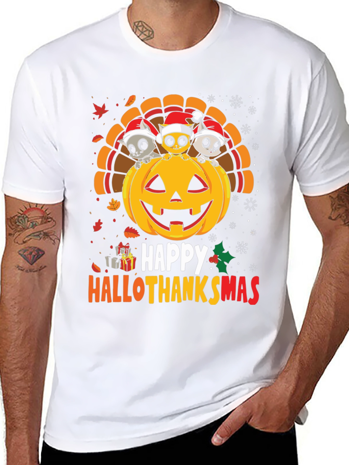 Happy Hallothanksmas T-Shirt