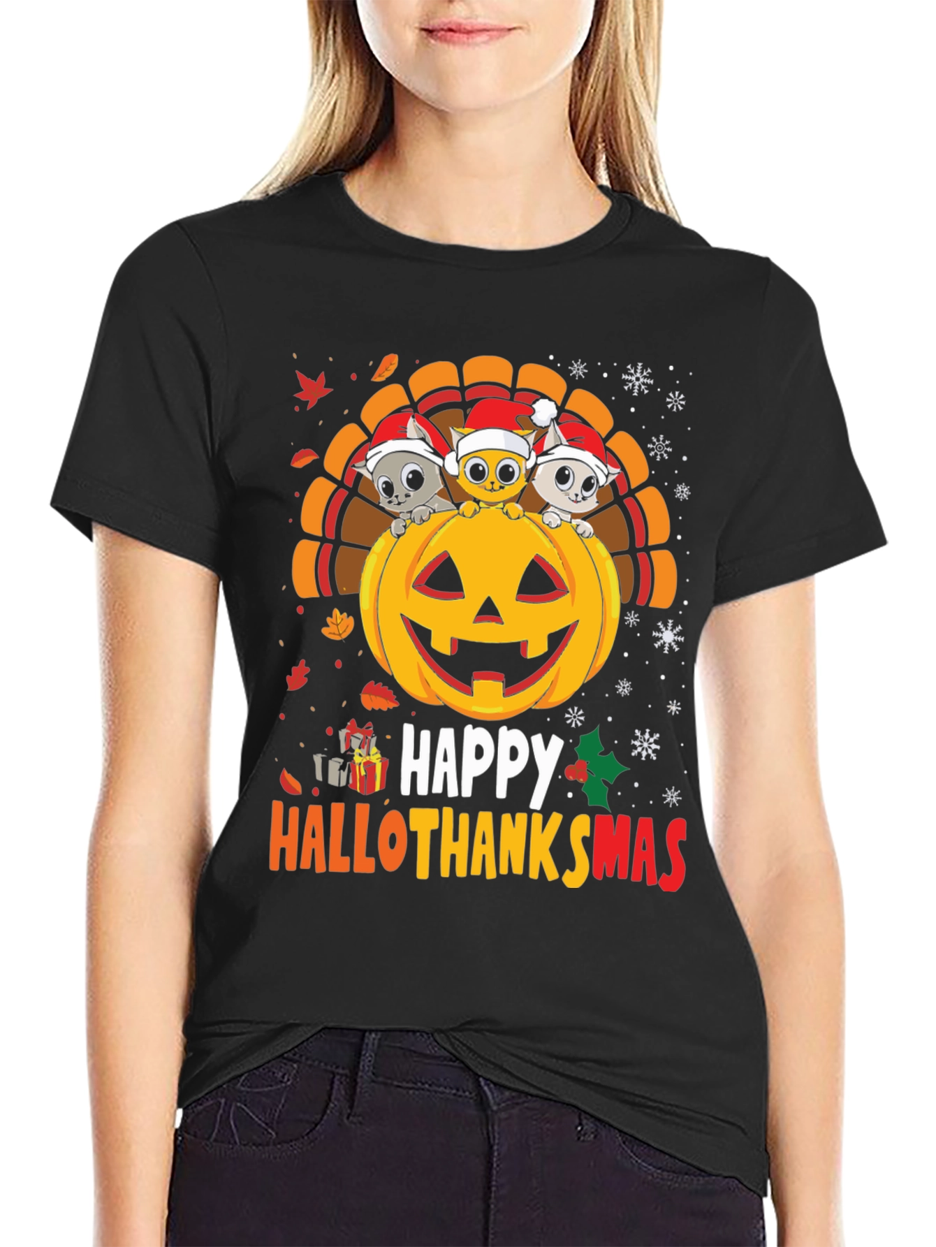 Happy Hallothanksmas T-Shirt