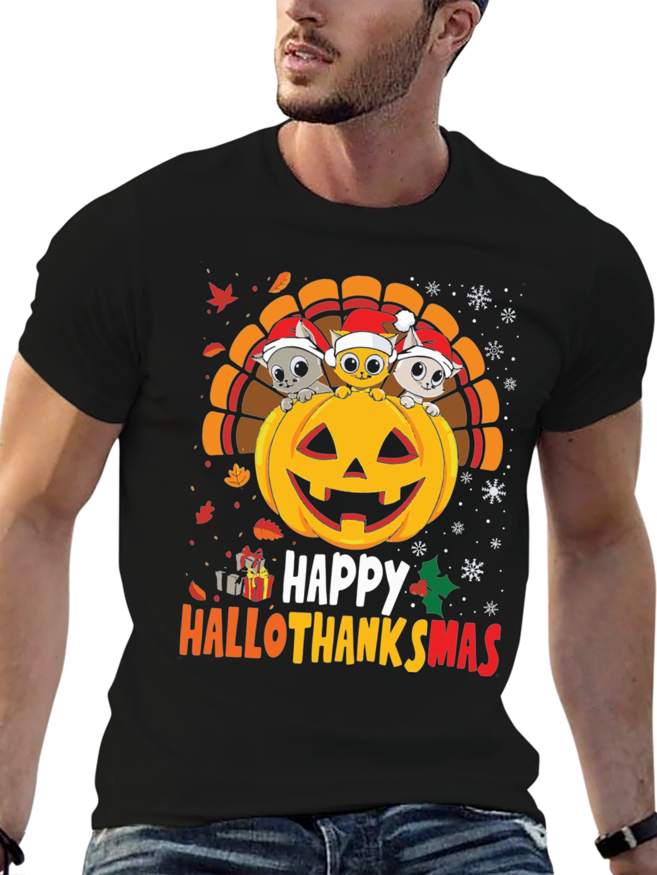 Happy Hallothanksmas T-Shirt