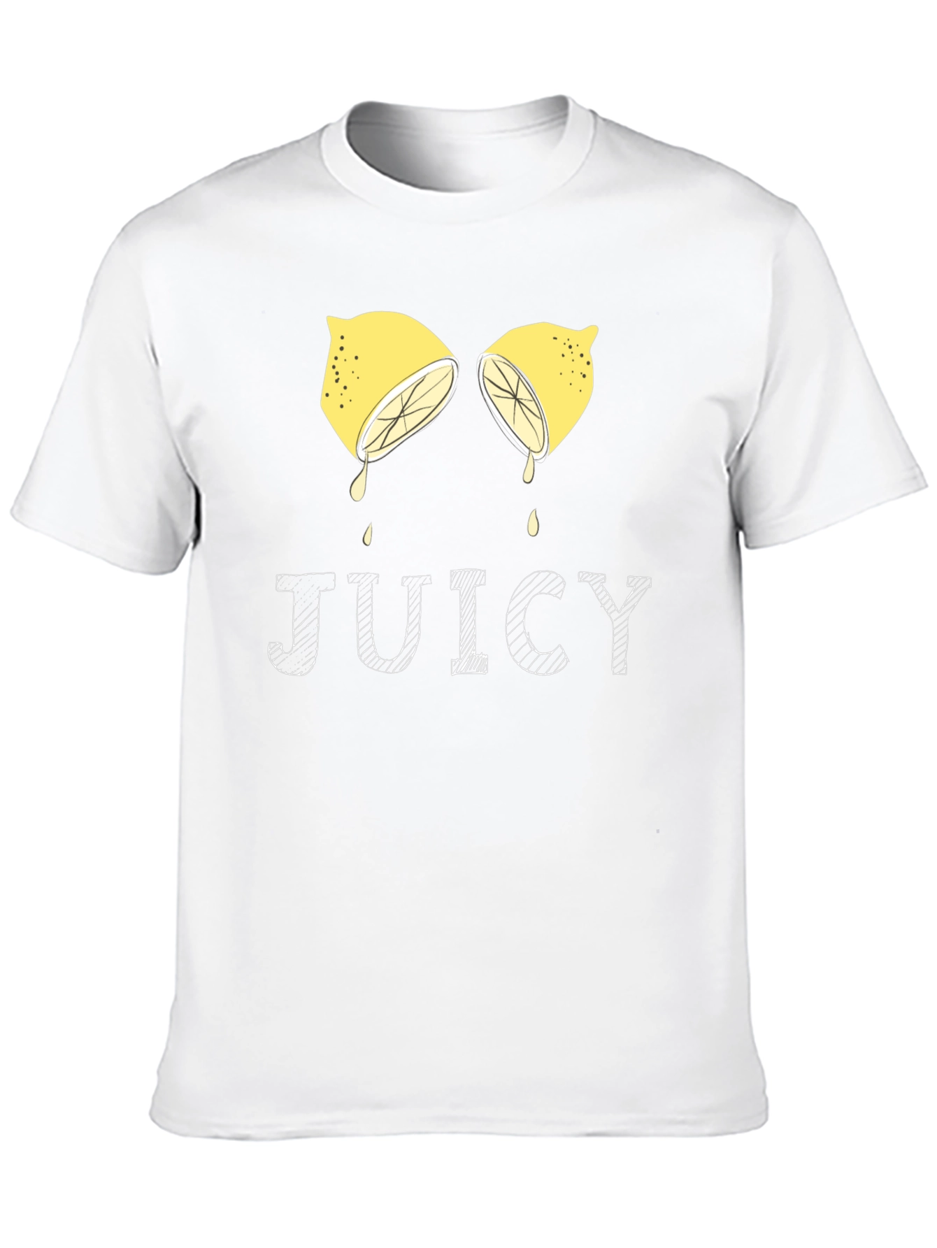 Juicy Lemon Graphic Tee - Unisex Black T-Shirt
