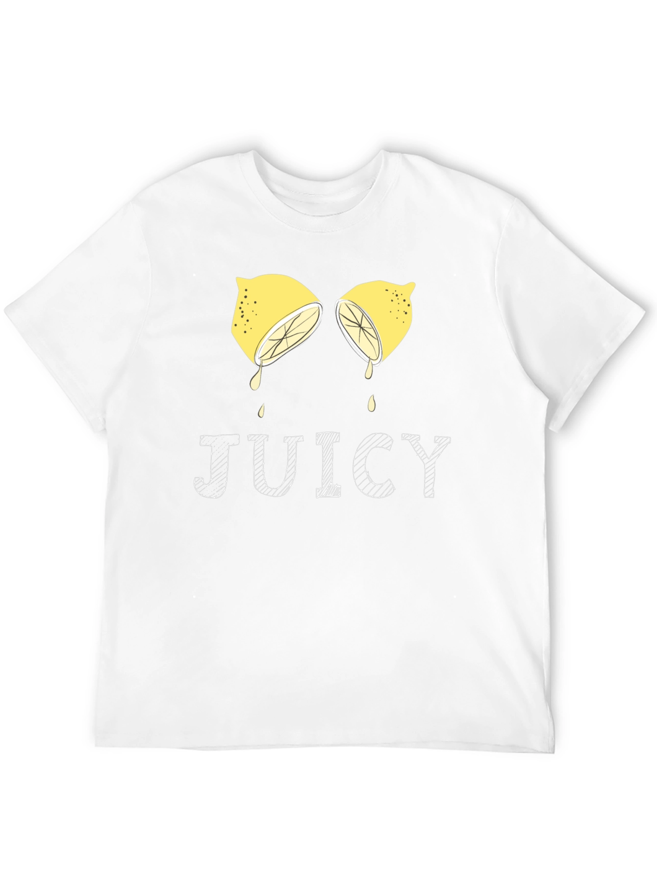 Juicy Lemon Graphic Tee - Unisex Black T-Shirt