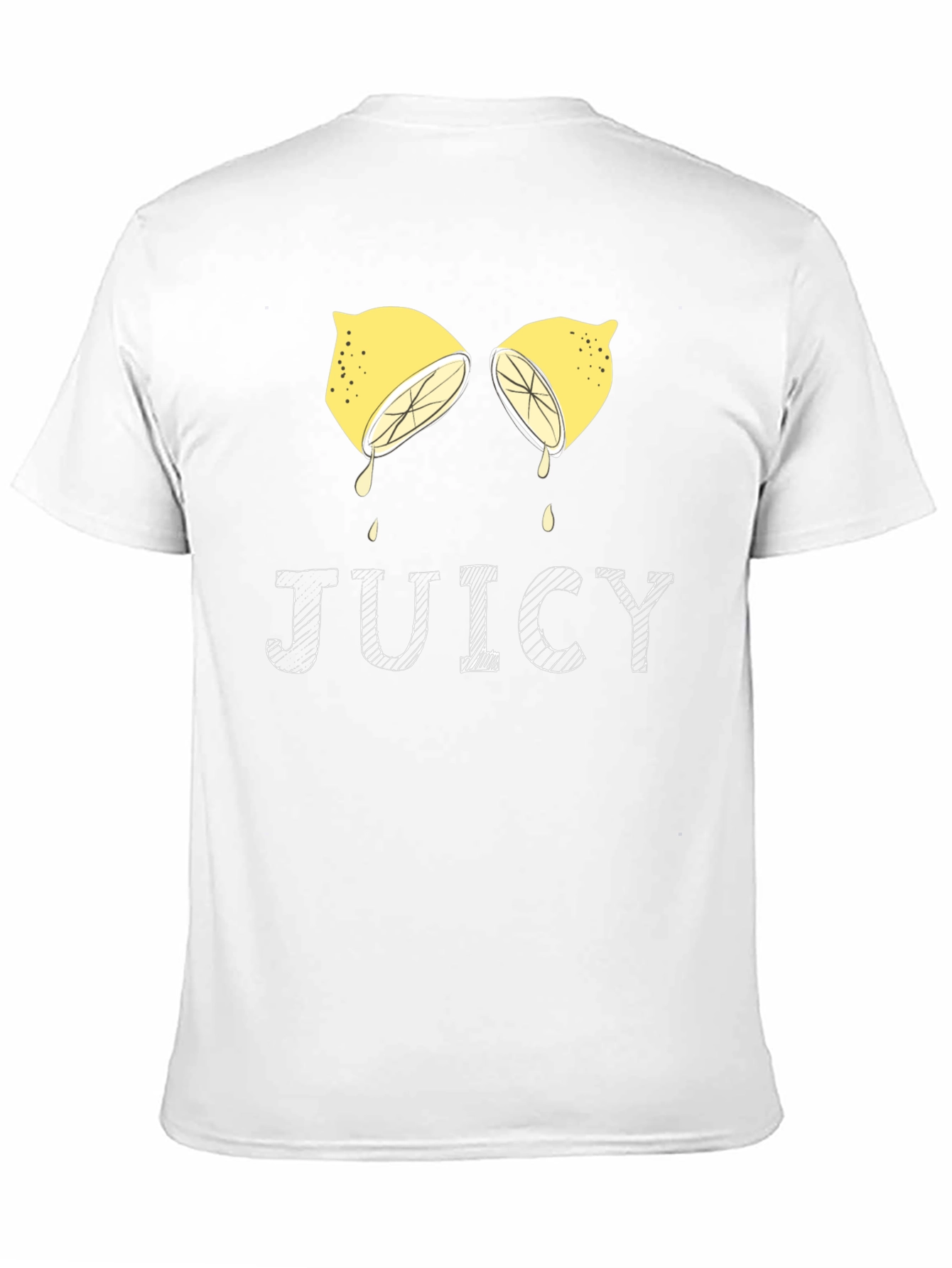 Juicy Lemon Graphic Tee - Unisex Black T-Shirt