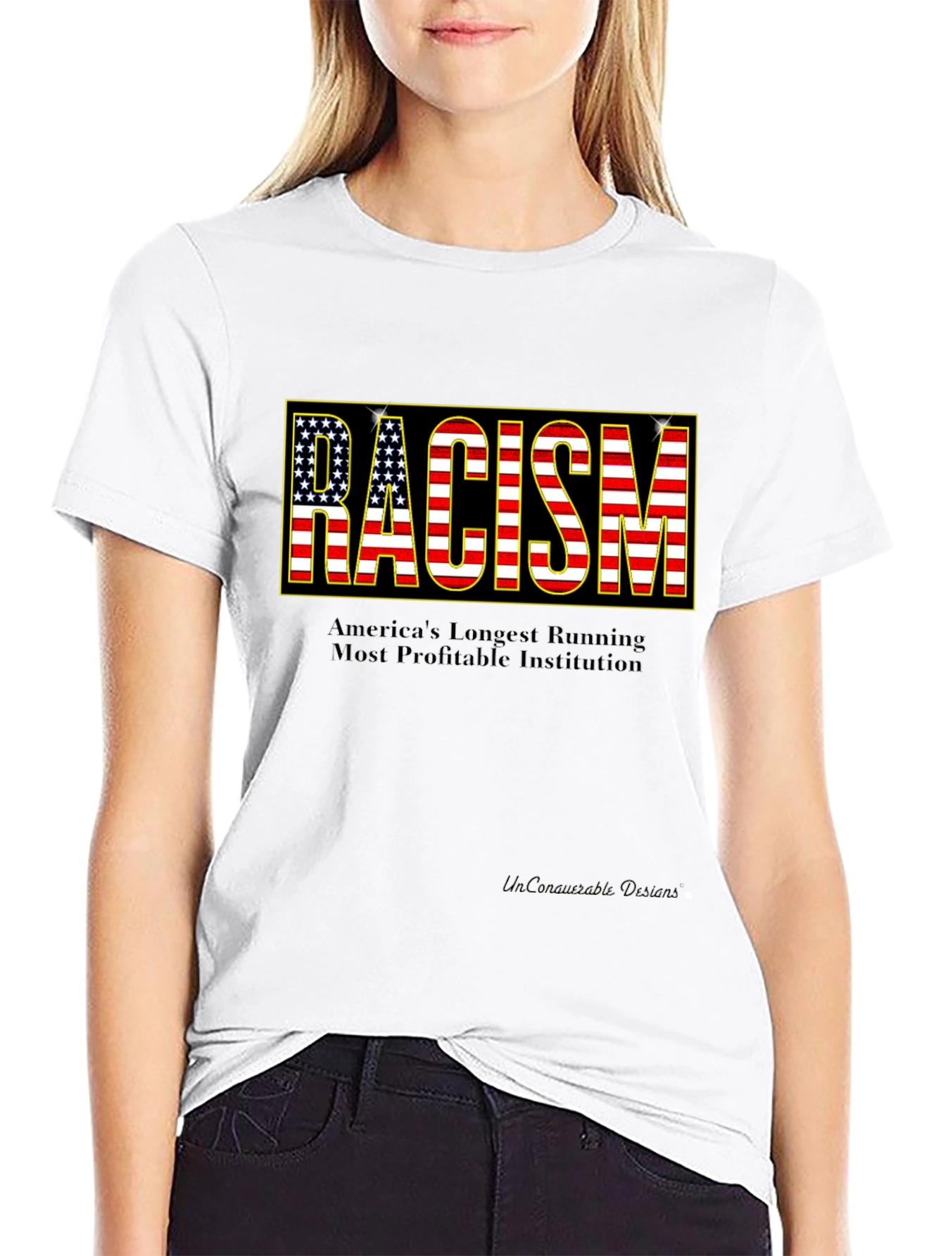 Statement T-Shirt: Racism - Americas Institution