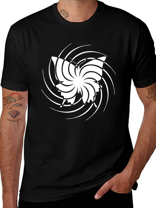 Butterfly Whirl T-Shirt - Stylish Graphic Tee