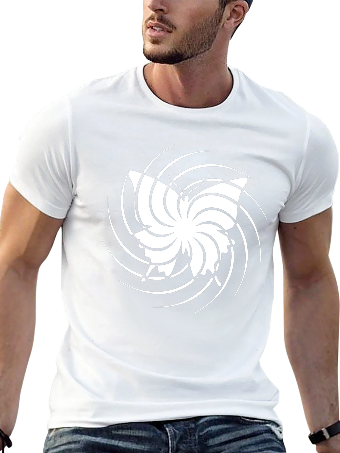 Butterfly Whirl T-Shirt - Stylish Graphic Tee