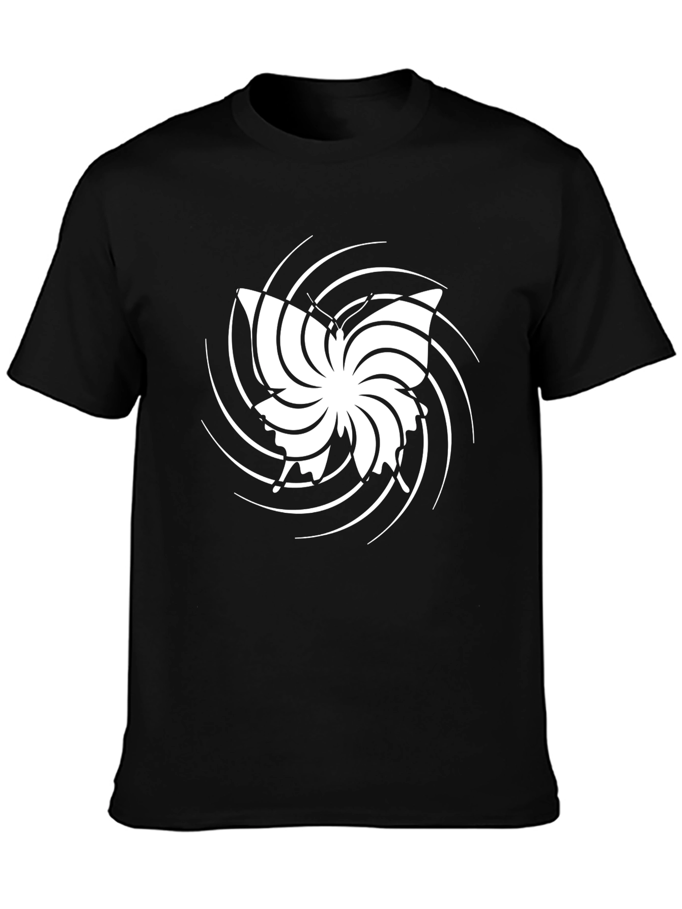 Butterfly Whirl T-Shirt - Stylish Graphic Tee