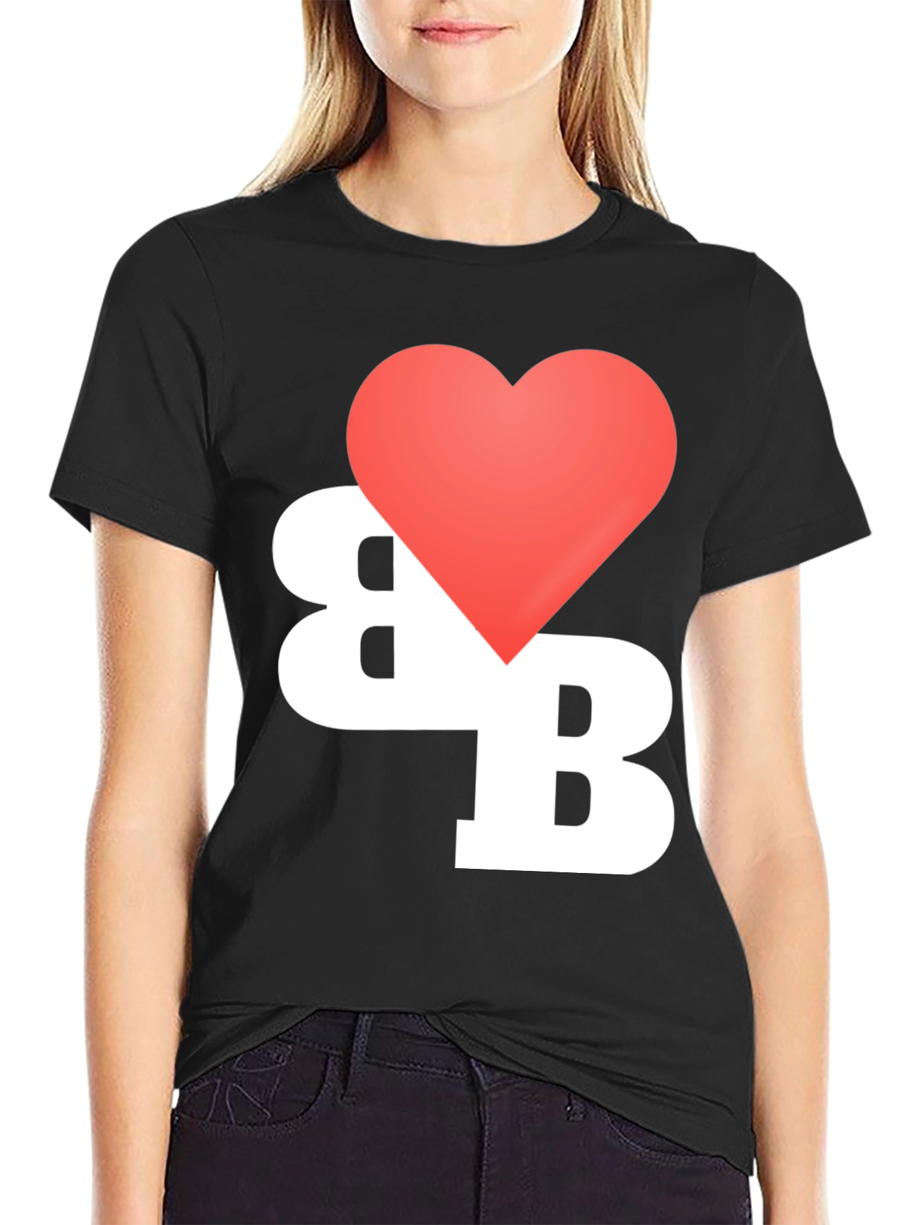 I Heart BB Black T-Shirt