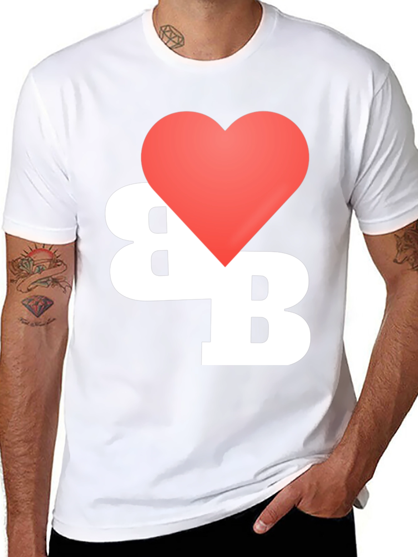 I Heart BB Black T-Shirt