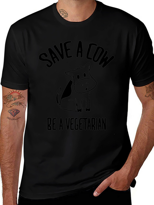 Save a Cow Be a Vegetarian T-Shirt