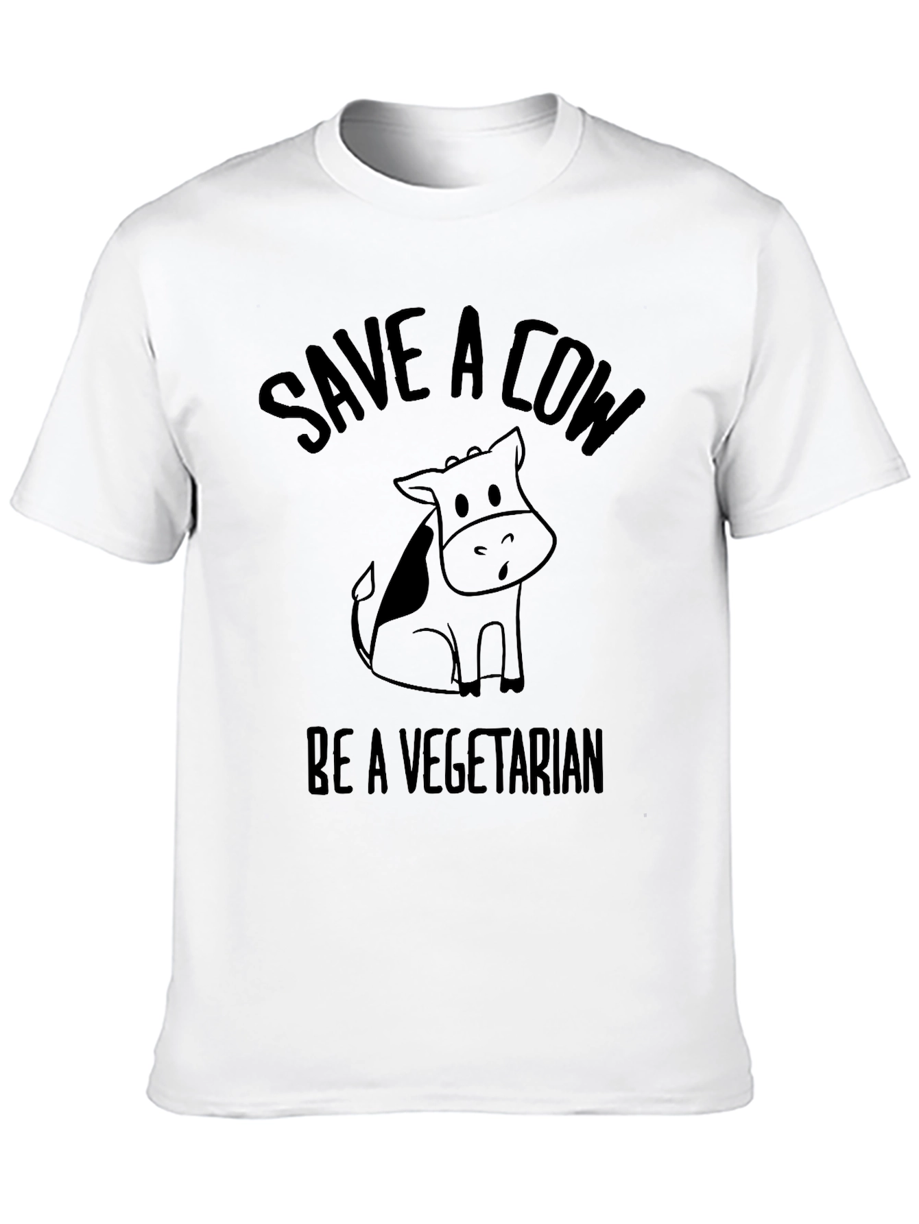 Save a Cow Be a Vegetarian T-Shirt