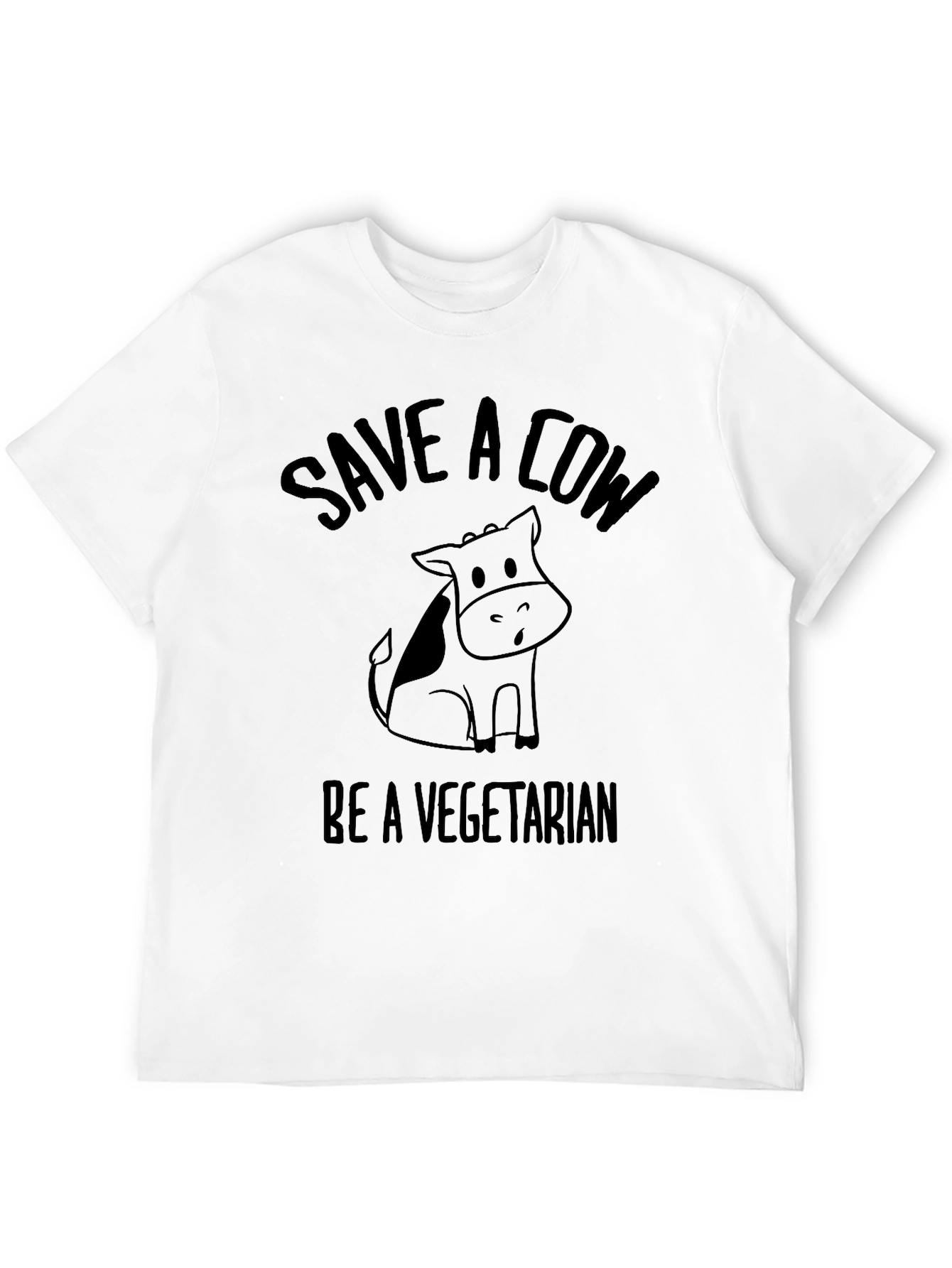 Save a Cow Be a Vegetarian T-Shirt