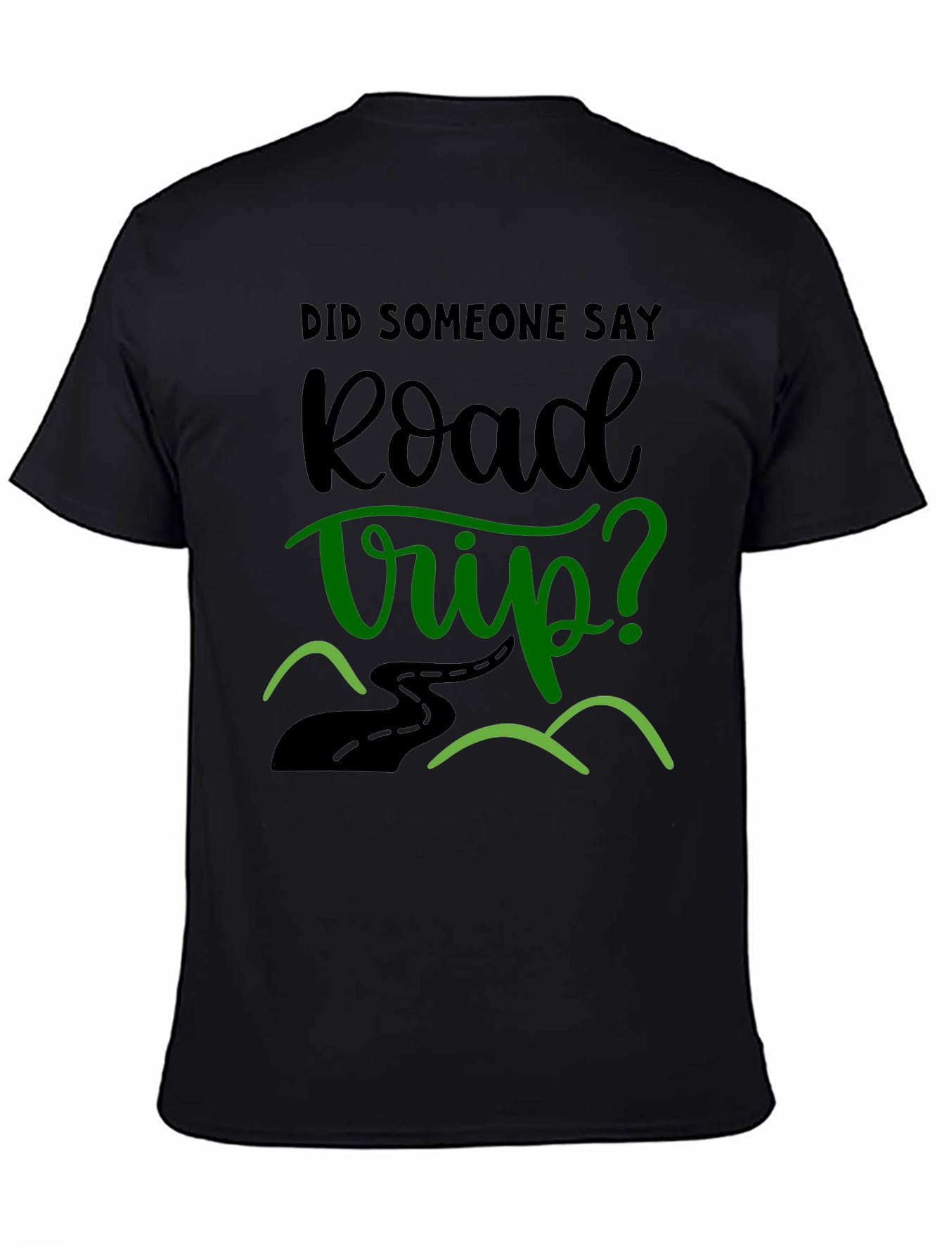 Road Trip T-Shirt - Black Graphic Tee
