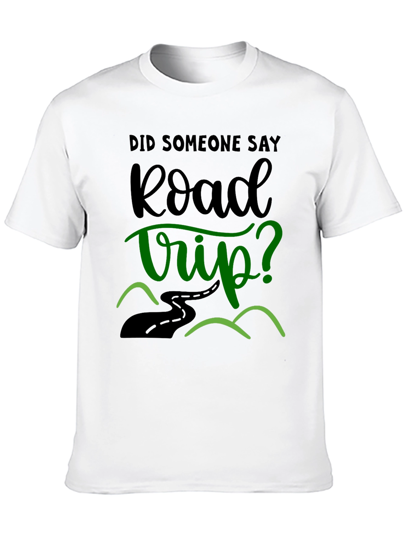 Road Trip T-Shirt - Black Graphic Tee