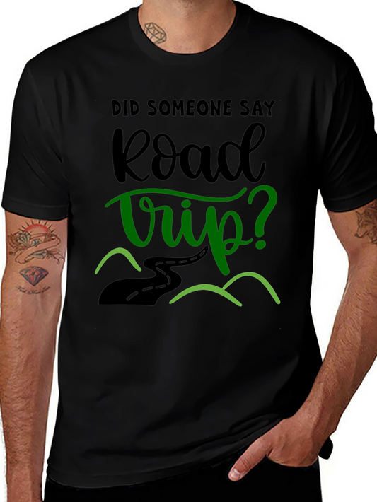 Road Trip T-Shirt - Black Graphic Tee