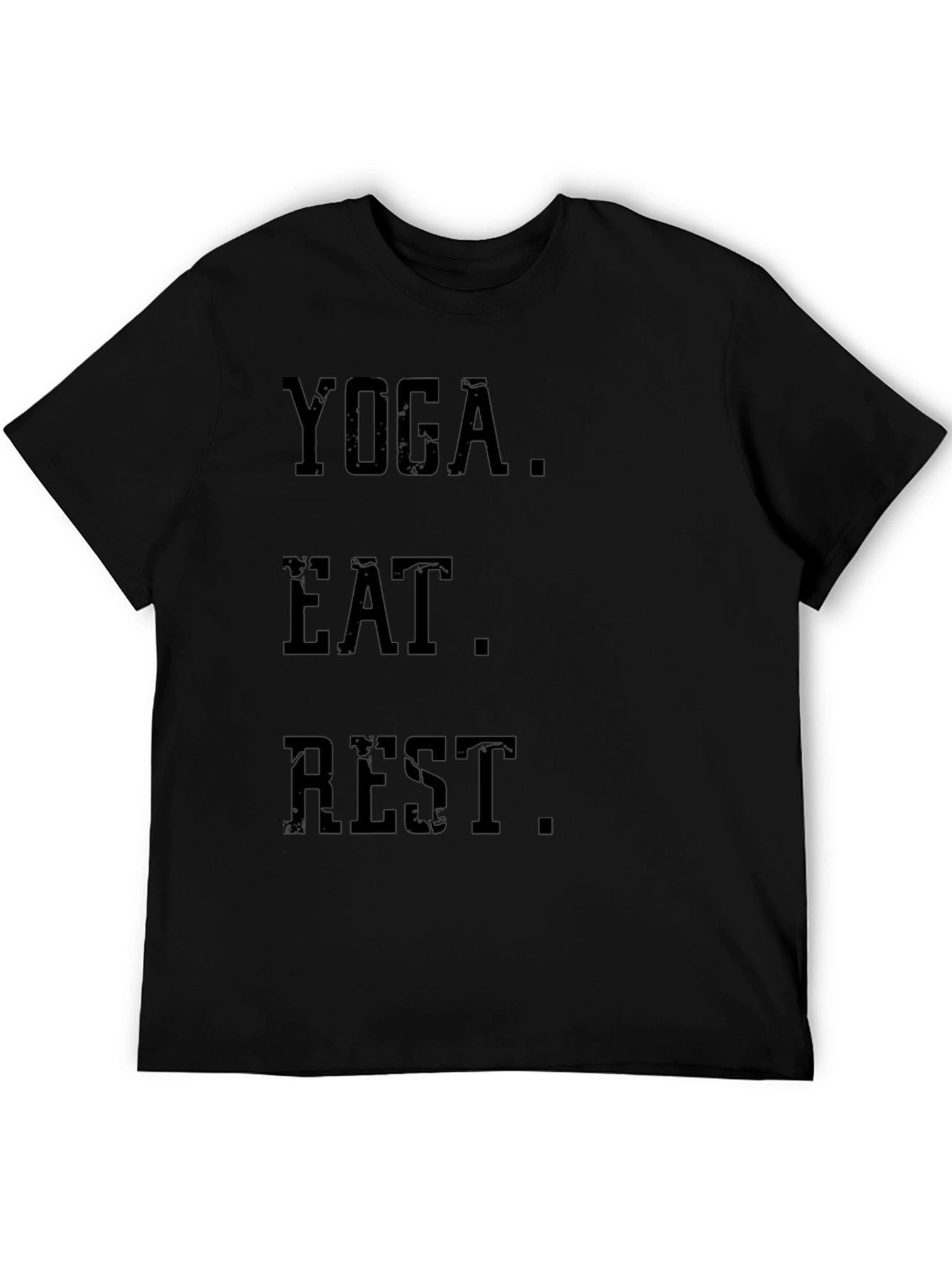 Yoga Eat Rest Tee - Relaxed Graphic T-Shirt