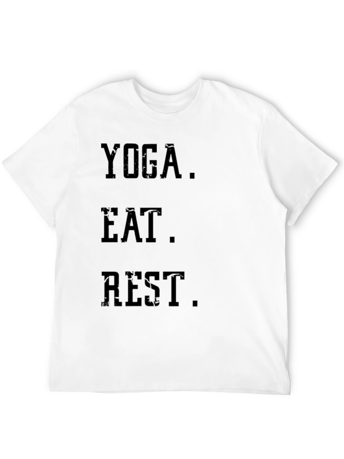Yoga Eat Rest Tee - Relaxed Graphic T-Shirt