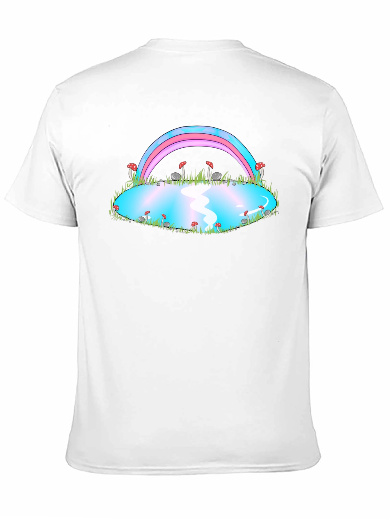 Trans Pride Rainbow Mushroom Pond T-Shirt
