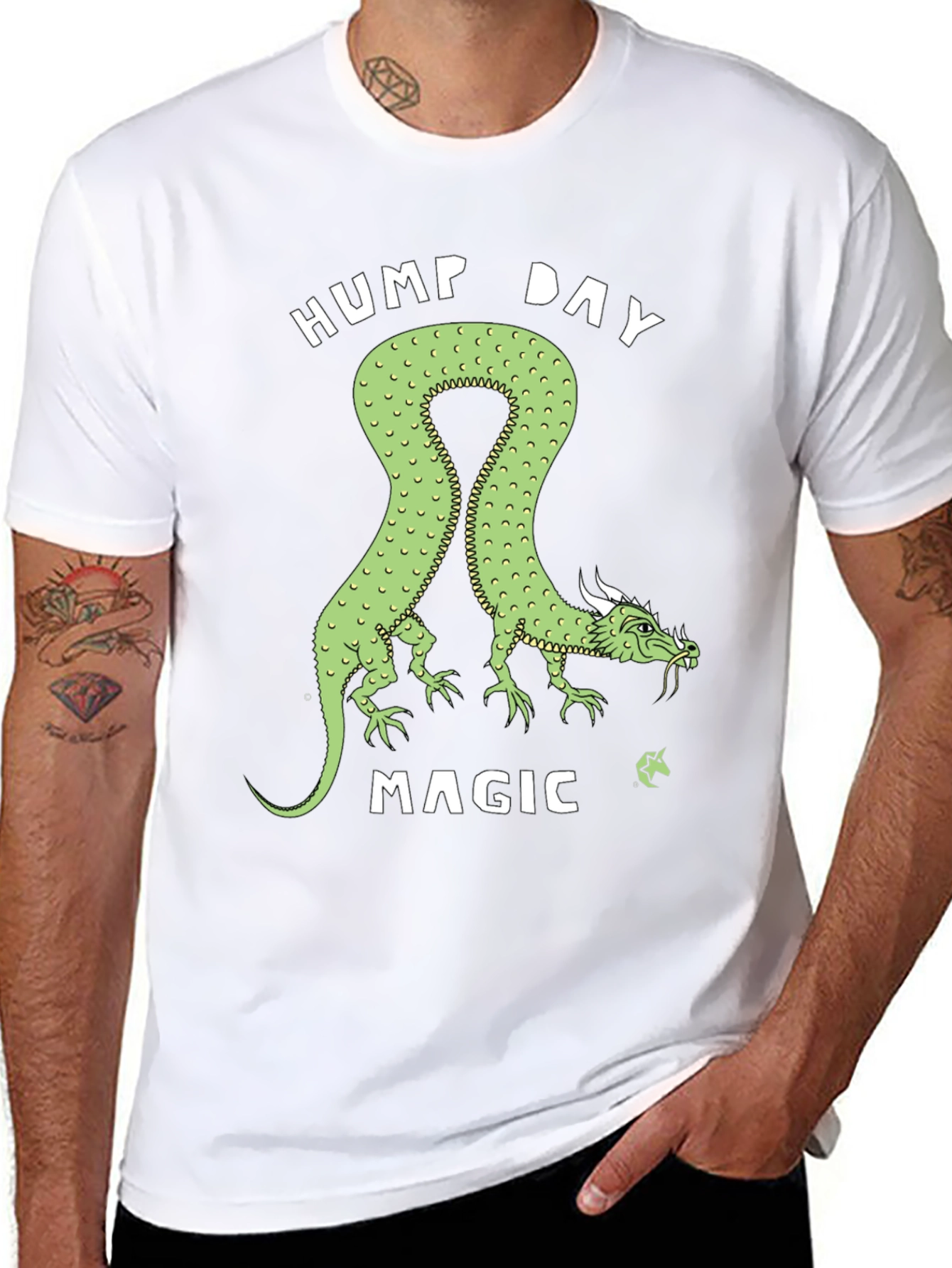 Hump Day Magic Dragon Graphic Tee