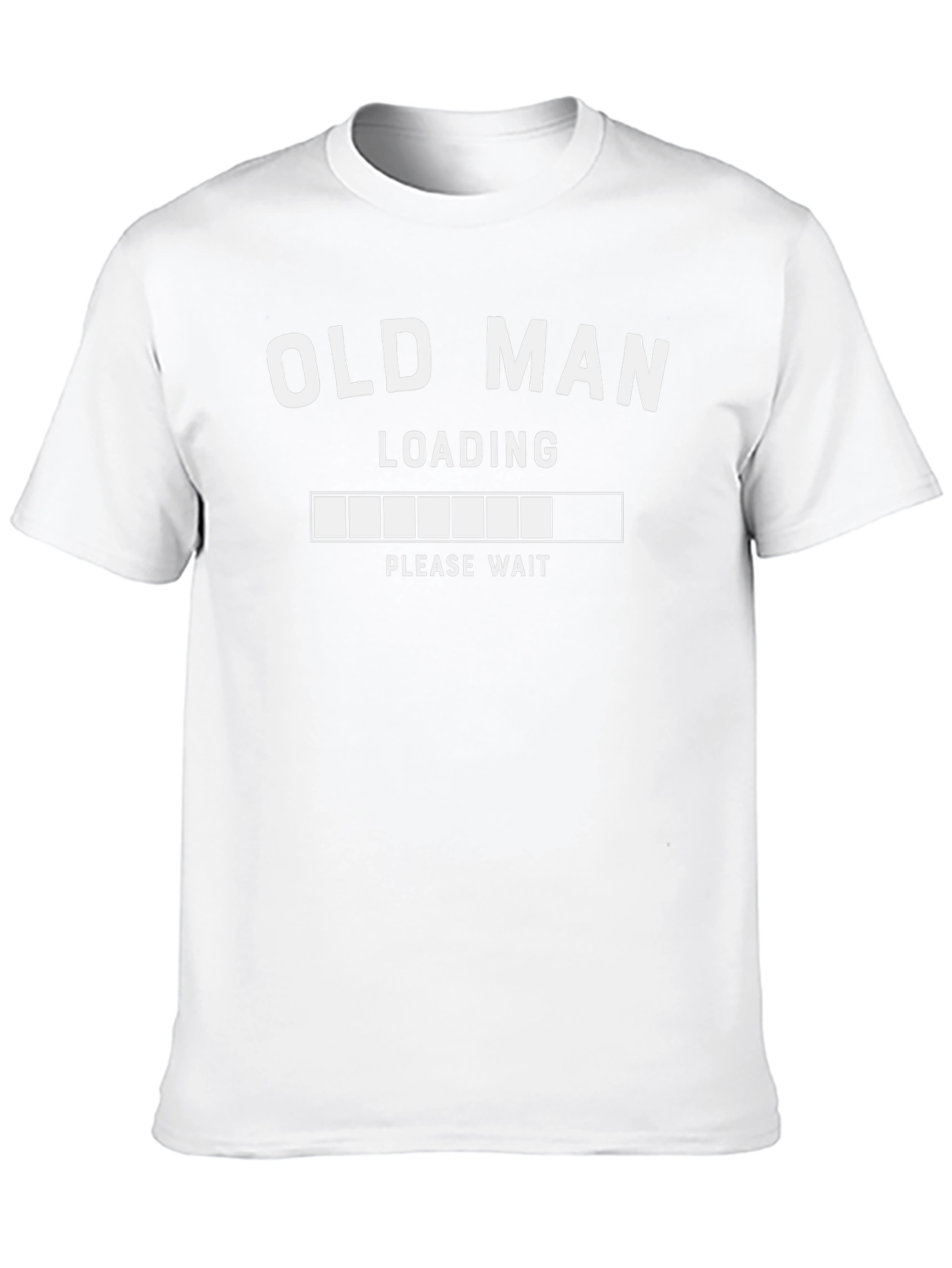 Old Man Loading Funny Graphic T-Shirt