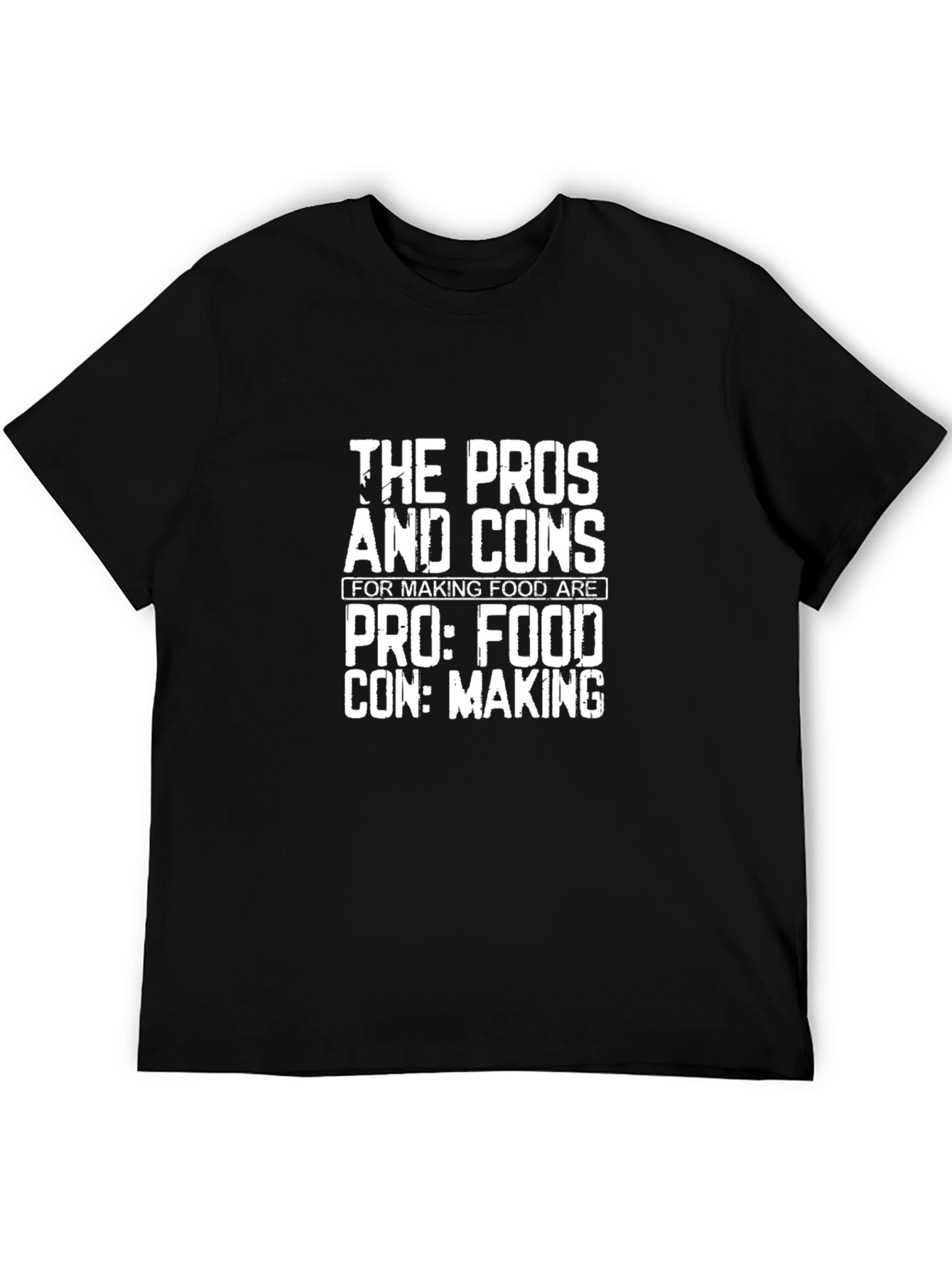 Pros and Cons of Making Food T-Shirt