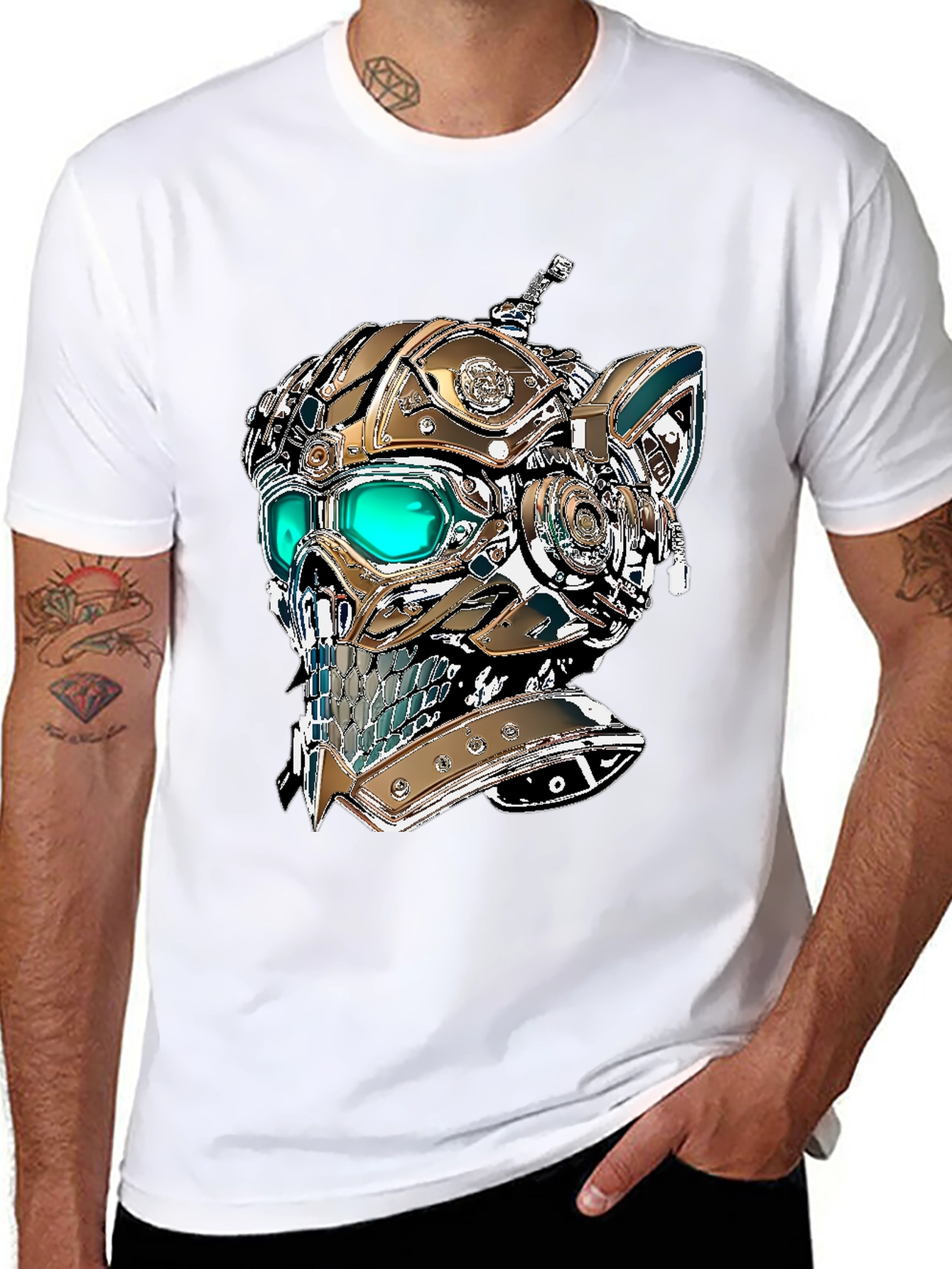 Cyberpunk Skull T-Shirt