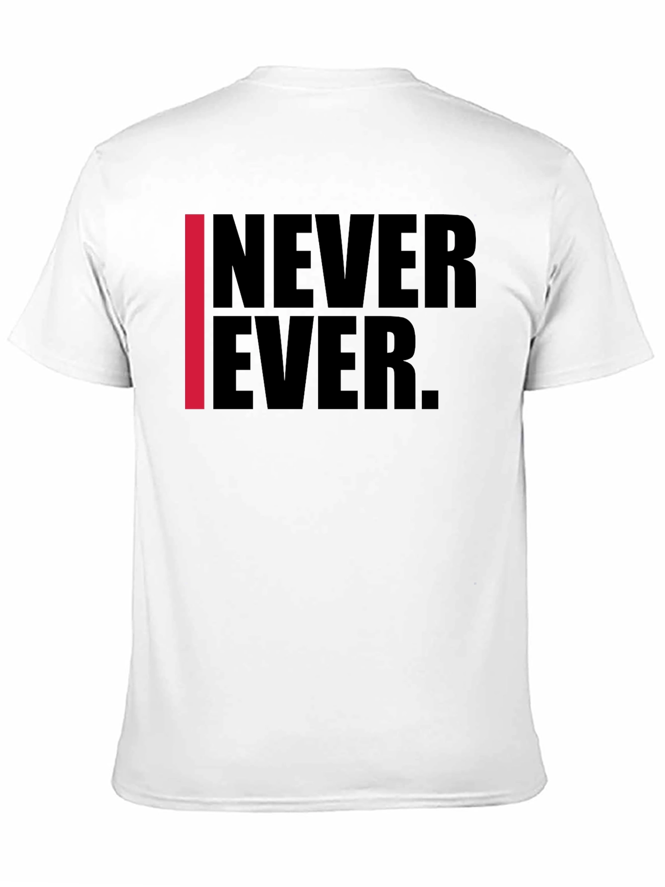 Never Ever Graphic Tee - Black