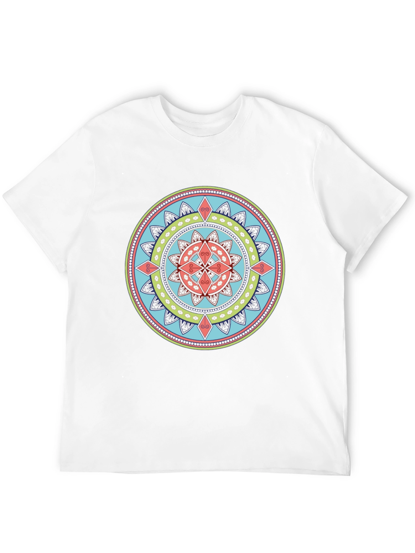 Mandala Graphic Print Black T-Shirt