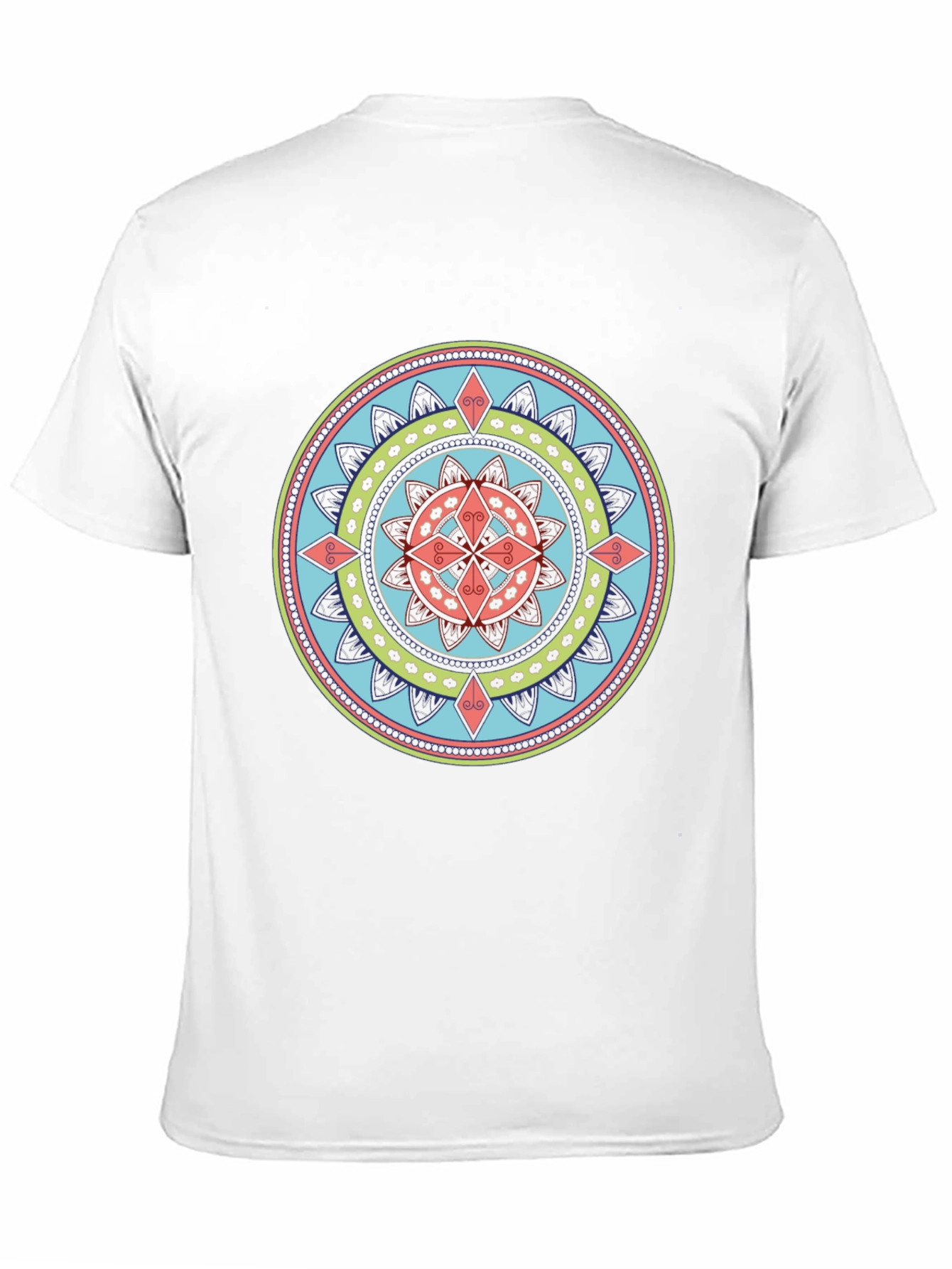 Mandala Graphic Print Black T-Shirt