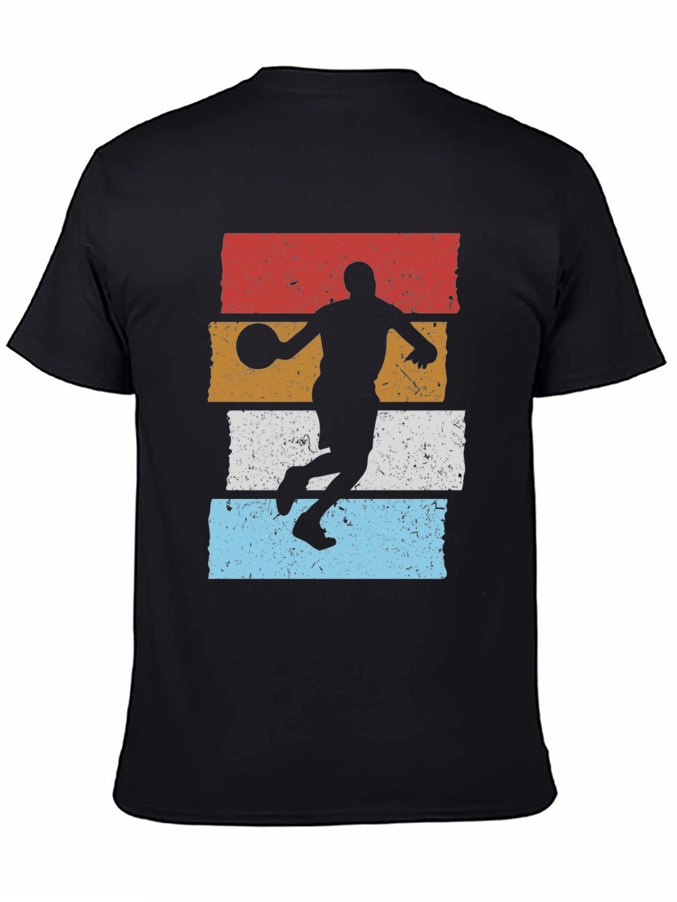 Retro Basketball Player Graphic T-Shirt