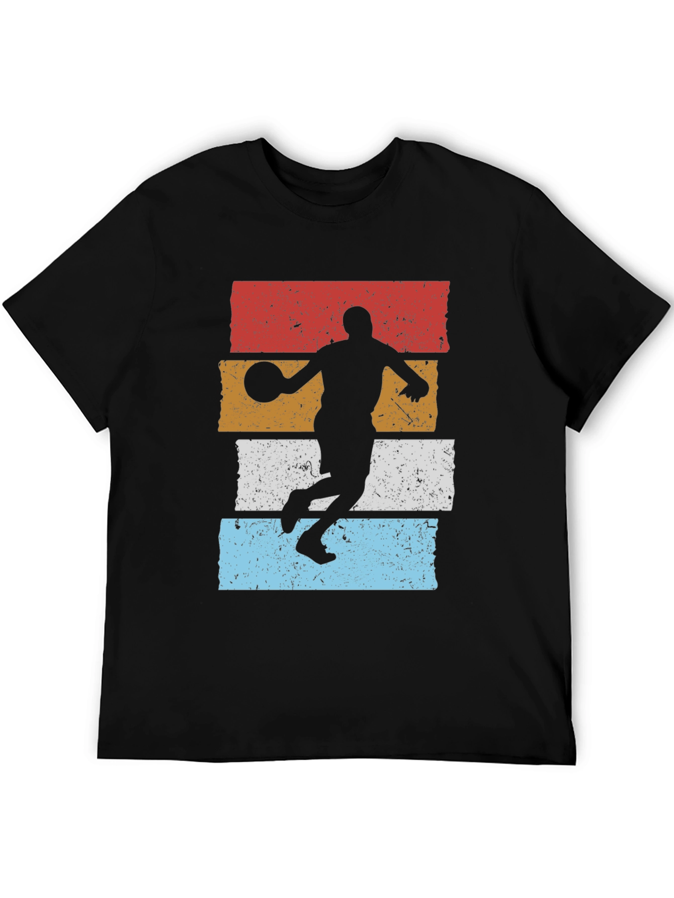 Retro Basketball Player Graphic T-Shirt