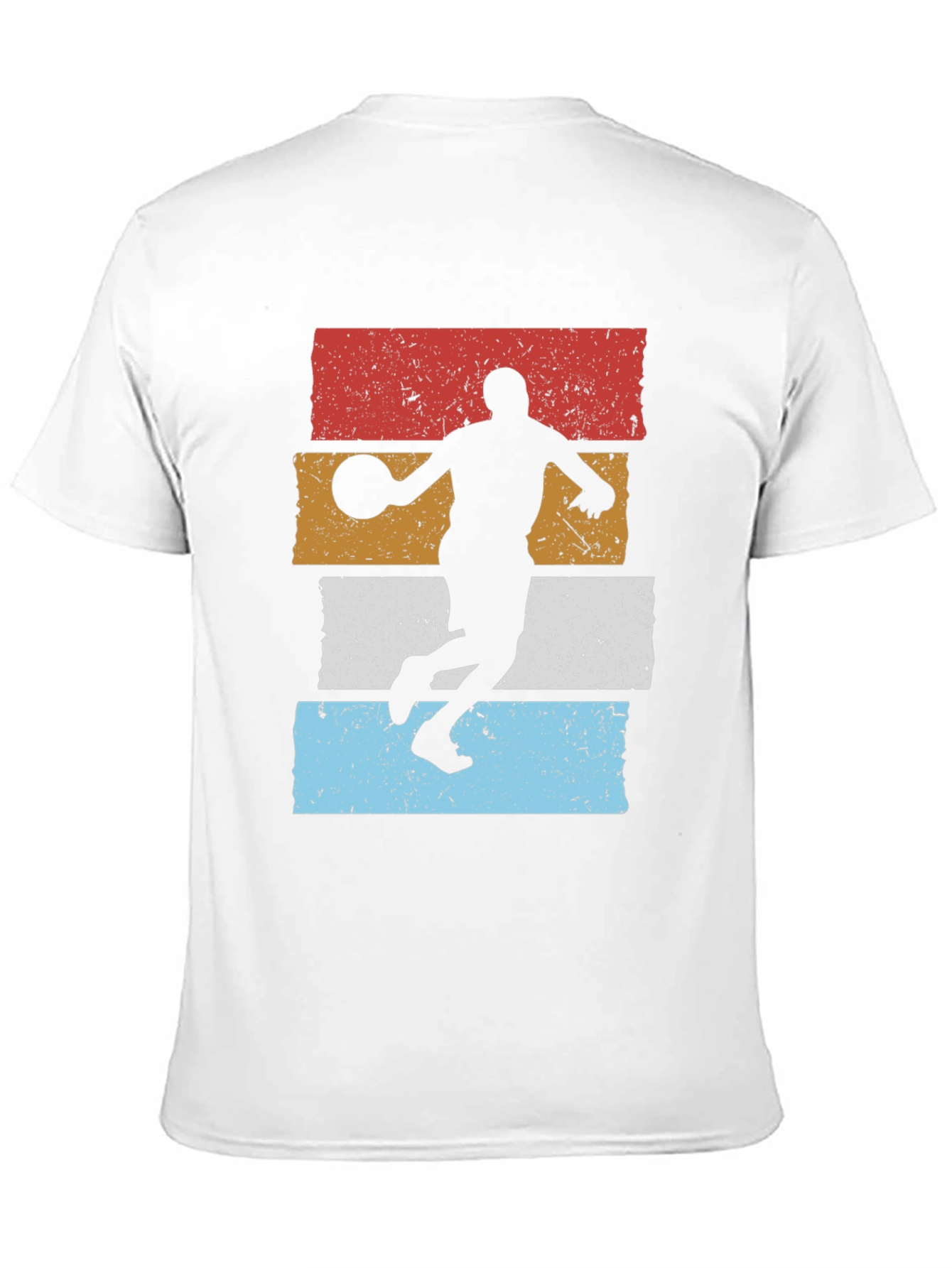 Retro Basketball Player Graphic T-Shirt