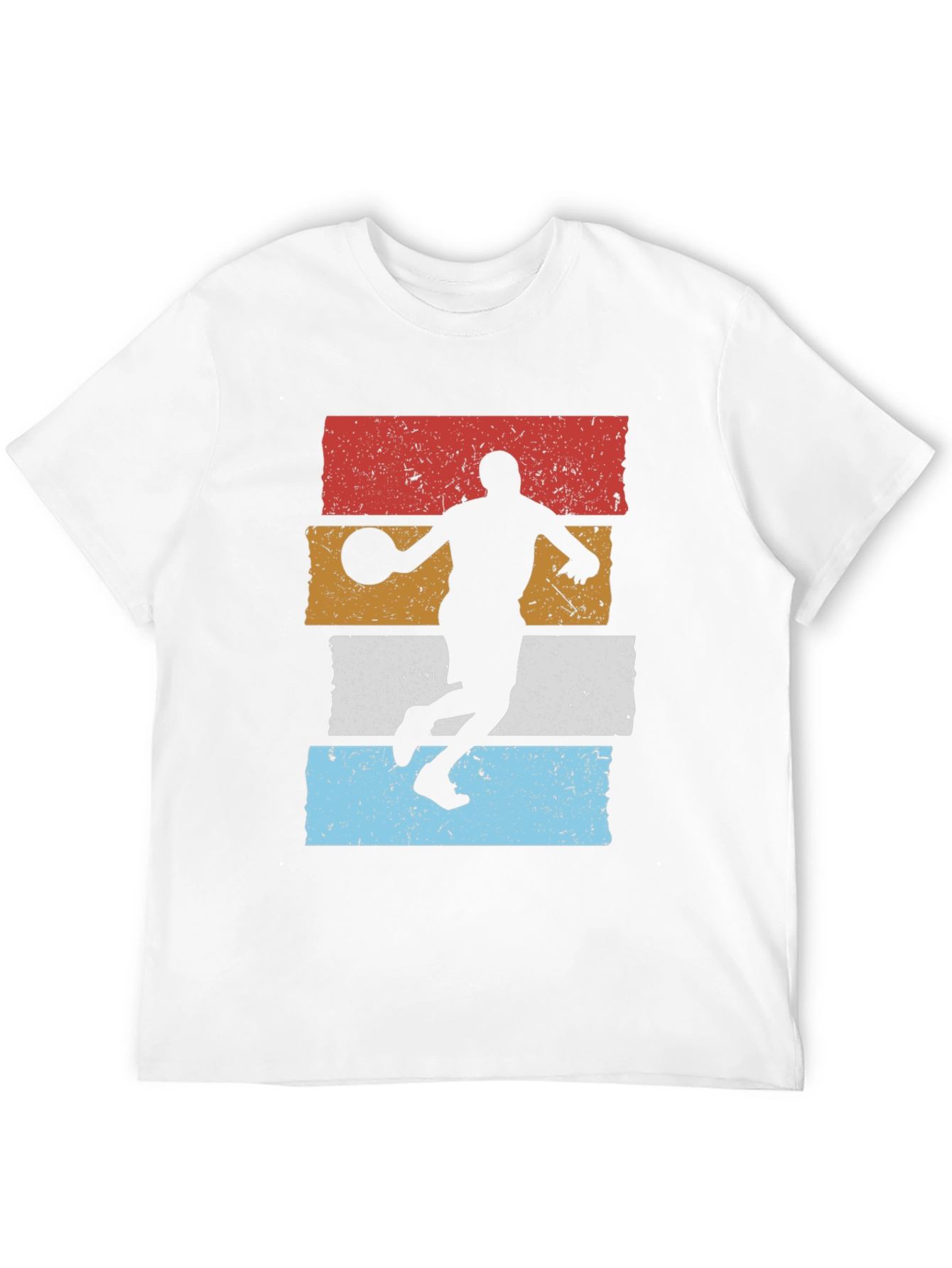 Retro Basketball Player Graphic T-Shirt