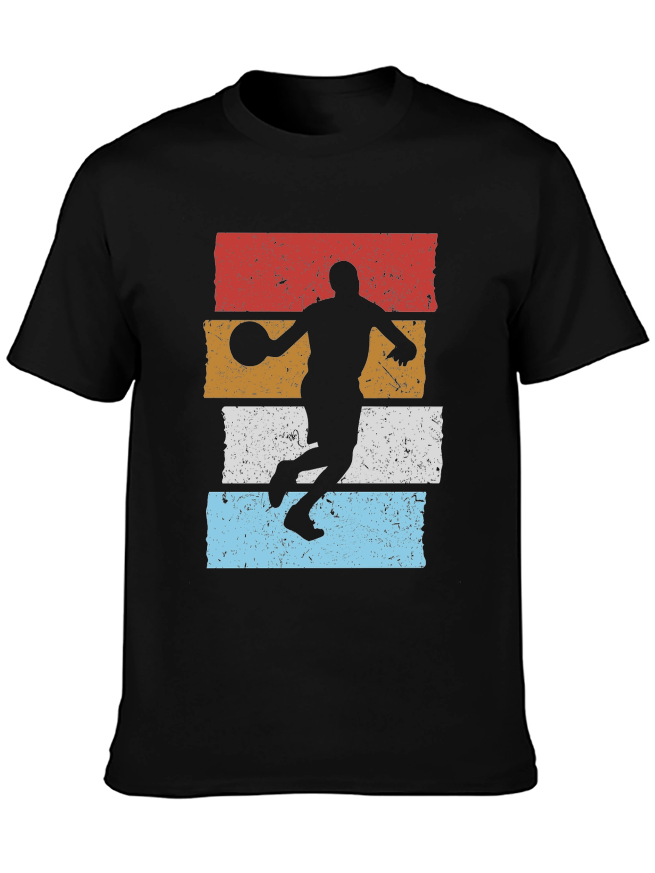Retro Basketball Player Graphic T-Shirt