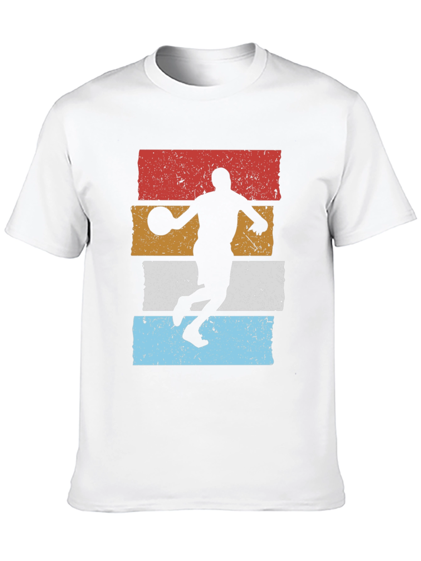 Retro Basketball Player Graphic T-Shirt
