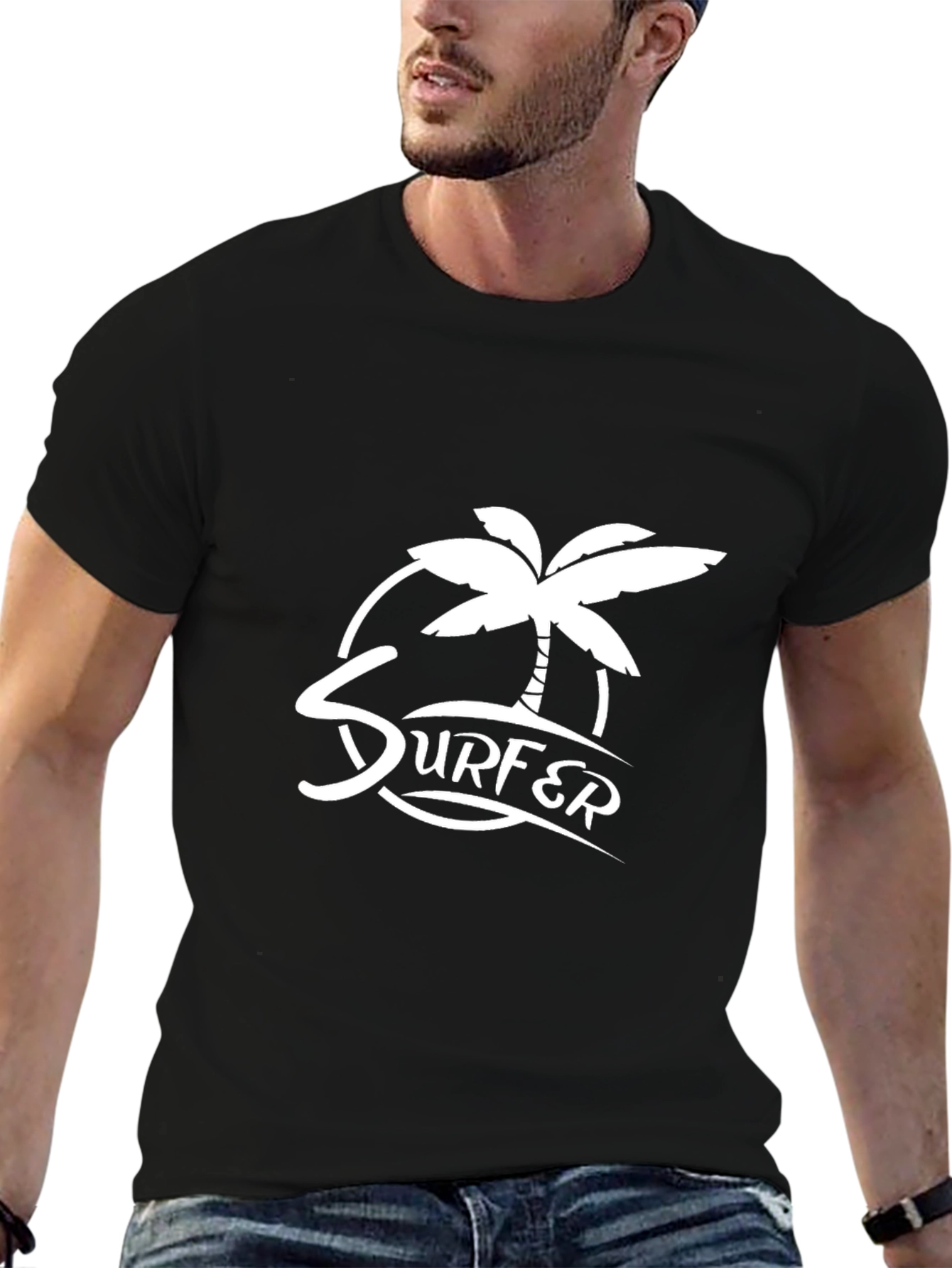 Surfer Graphic Tee - Black