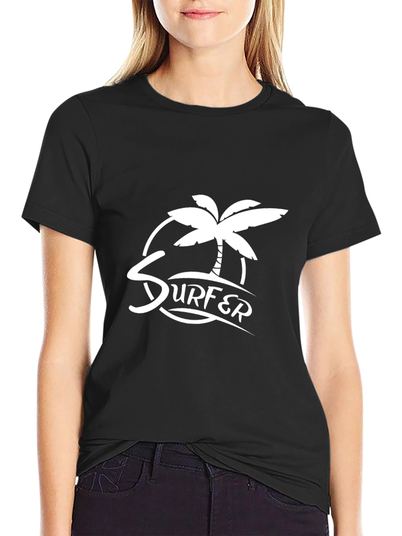 Surfer Graphic Tee - Black