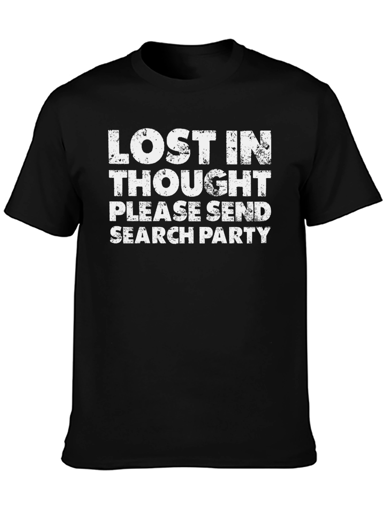 Lost in Thought Funny Graphic T-Shirt