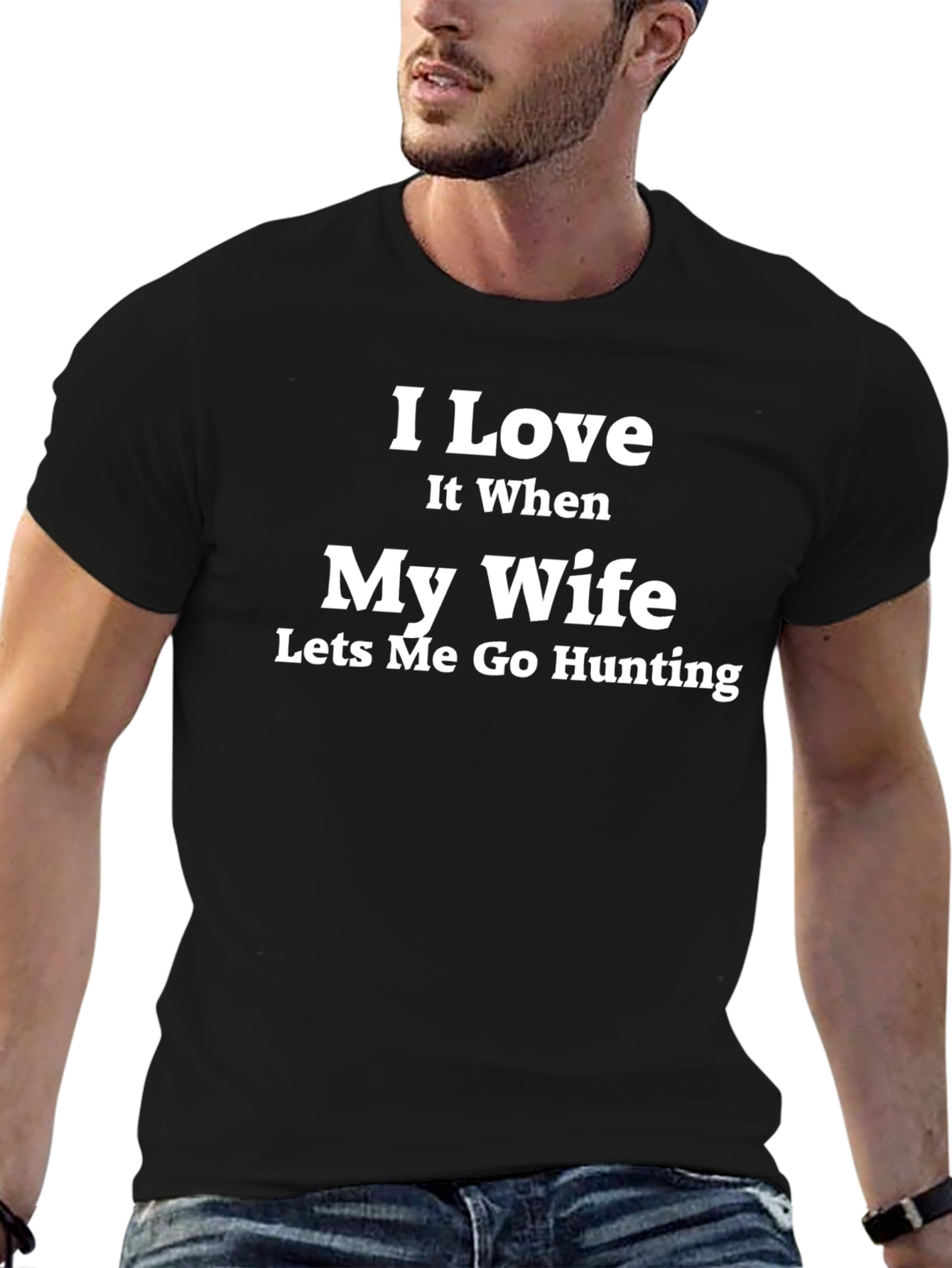 I Love My Wife Hunting T-Shirt