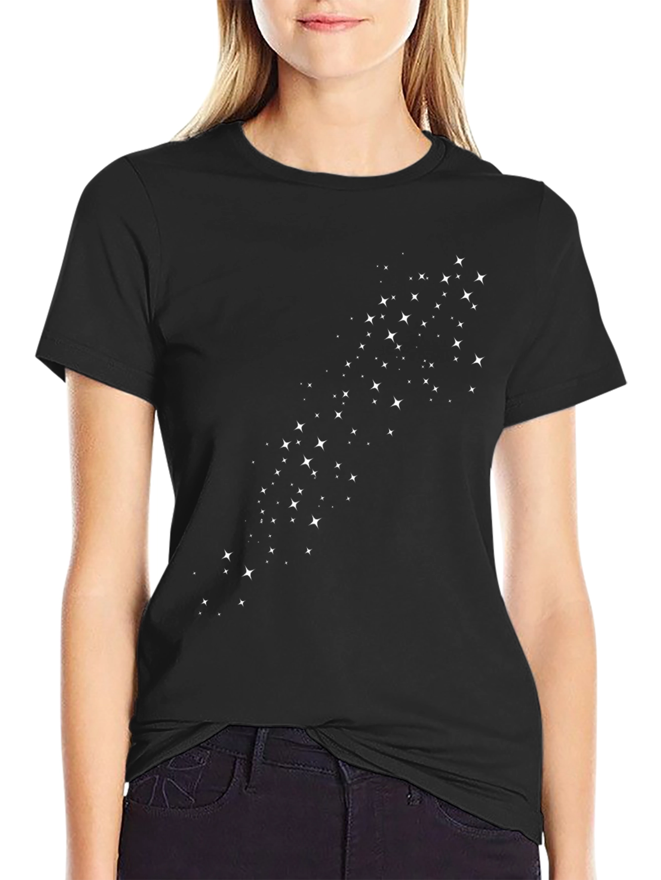 Starry Night Black Tee